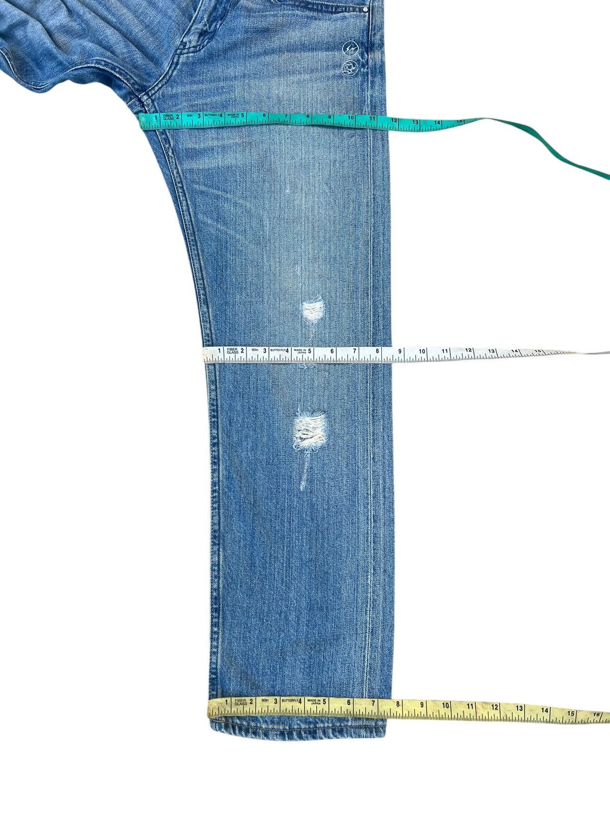 Fragment Design × Levi's × Swarovski 2001 Levi’s Fenom Fragment Design Swarovski Selvedge Jeans Size US 30 / EU 46 - 9 Thumbnail