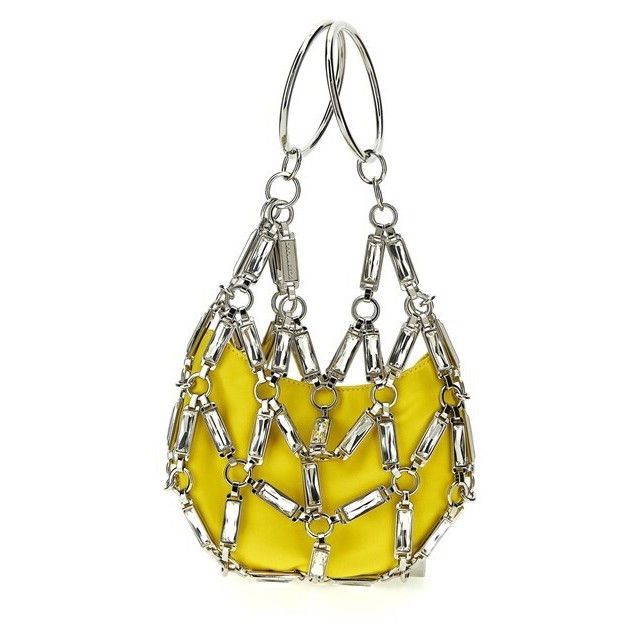 Dsquared2 DSQUARED2 Cage Yellow Bucket Bag New & Authentic Size ONE SIZE - 1 Thumbnail