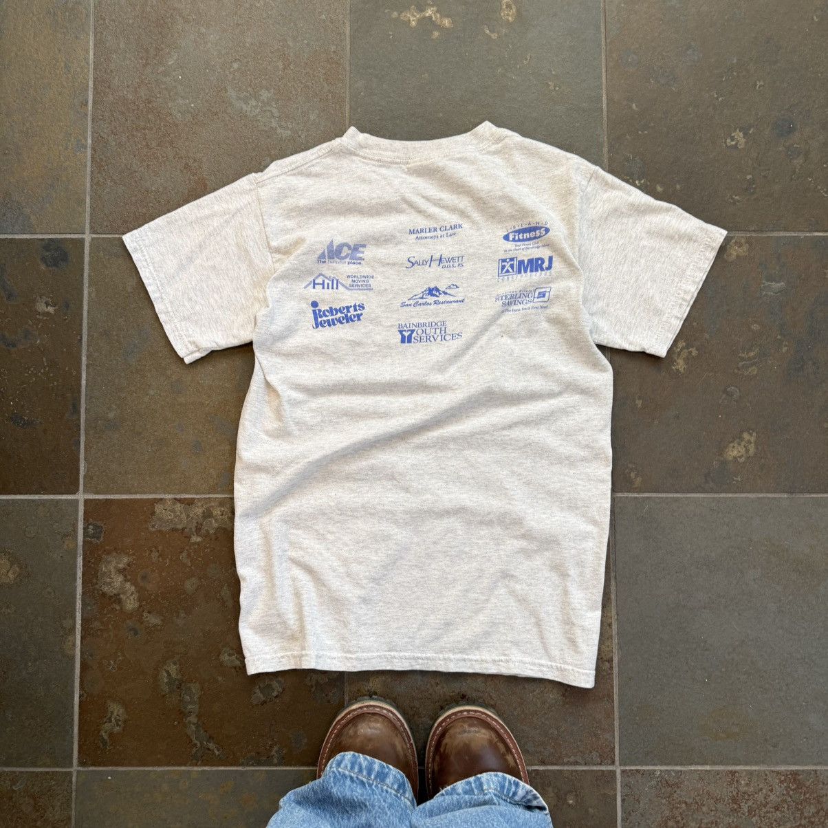Vintage Vintage 2005 Fourth of July White cotton graphic tee Size US S / EU 44-46 / 1 - 3 Thumbnail