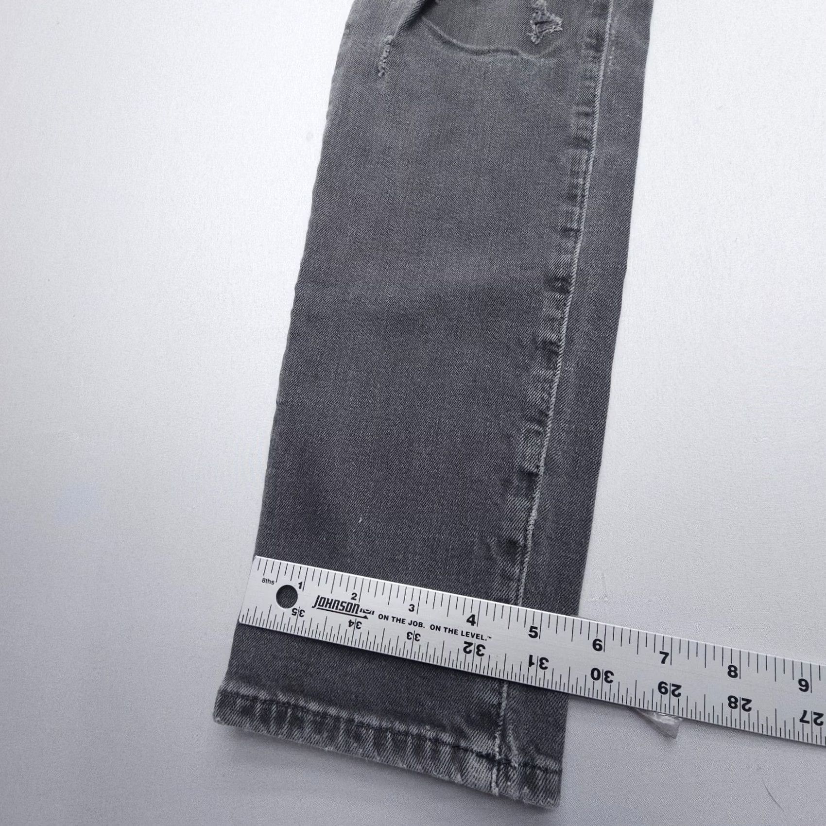 American Eagle Outfitters American Eagle Outfitters Jeans Mens 29x32 Slim Distressed Grunge 5-Pocket Denim Gray Leather Logo? Size US 29 - 6 Thumbnail
