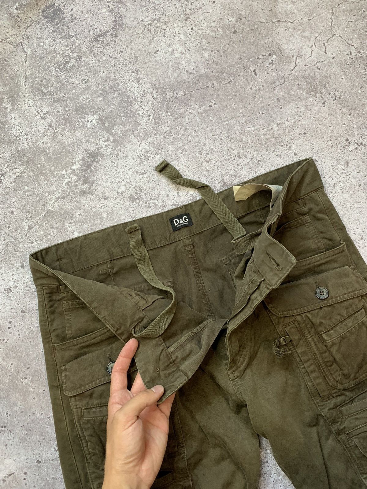 Dolce & Gabbana RARE Dolce & Gabbana 00s Multi Pocket Cargo Pants Size US 34 / EU 50 - 7 Thumbnail