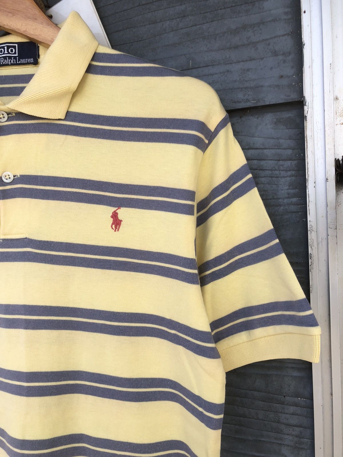 Polo Ralph Lauren Vintage Polo Ralph Lauren Stripe Polo Shirt Size US M / EU 48-50 / 2 - 3 Thumbnail