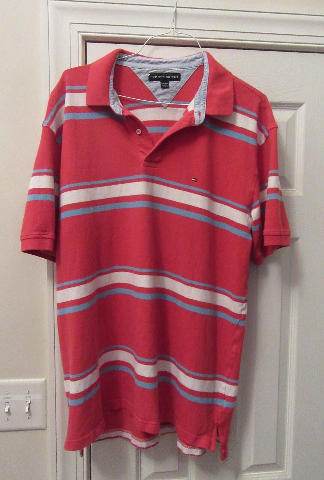 Tommy Hilfiger Tommy Hilfiger Mens Polo Shirt Striped EUC Size XXL Size US XXL / EU 58 / 5 - 1 Thumbnail