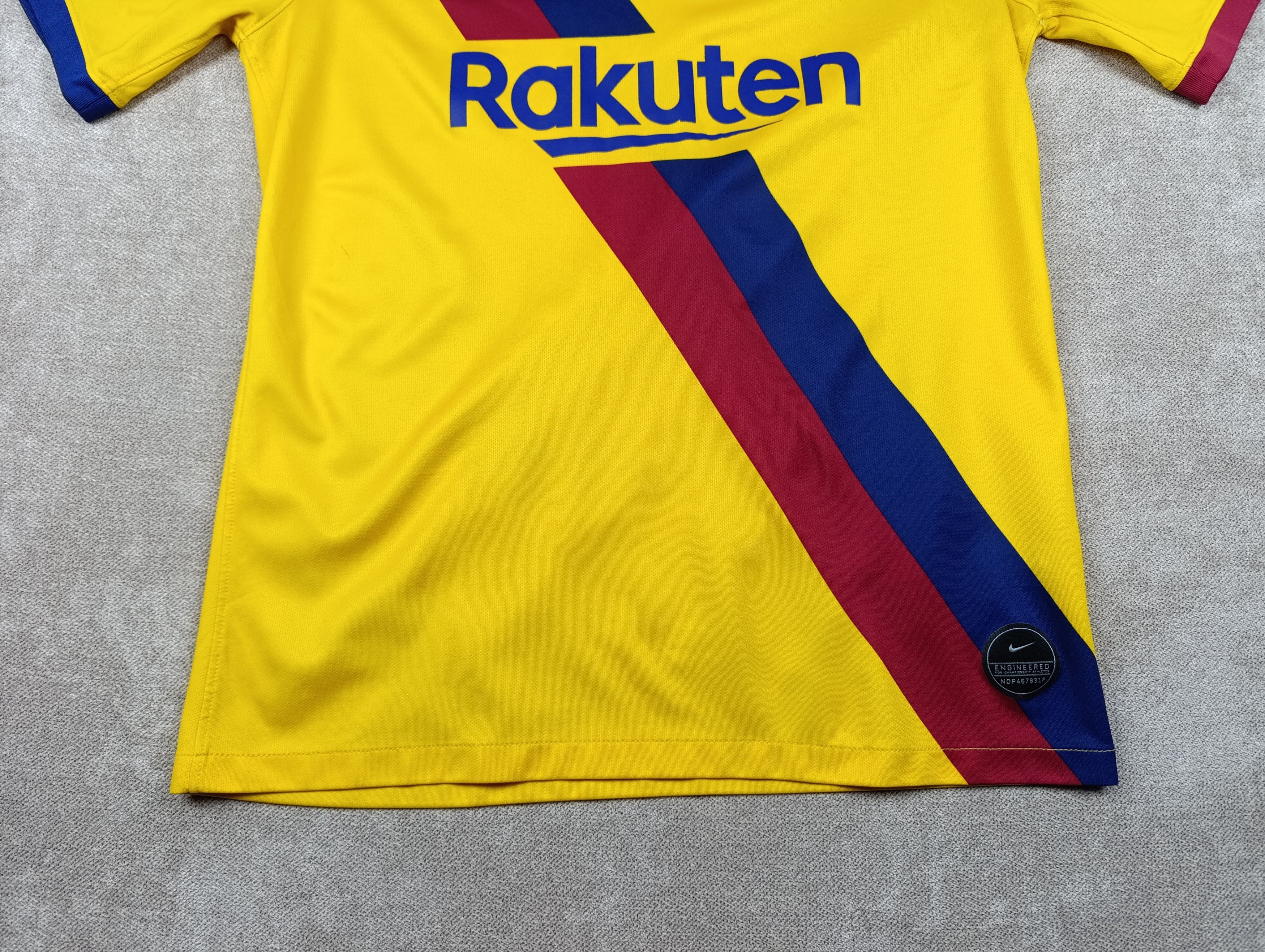 Nike NIKE BARCELONA 2019\20 AWAY FOOTBALL SHIRT JERSEY #10 MESSI Size US M / EU 48-50 / 2 - 2 Thumbnail