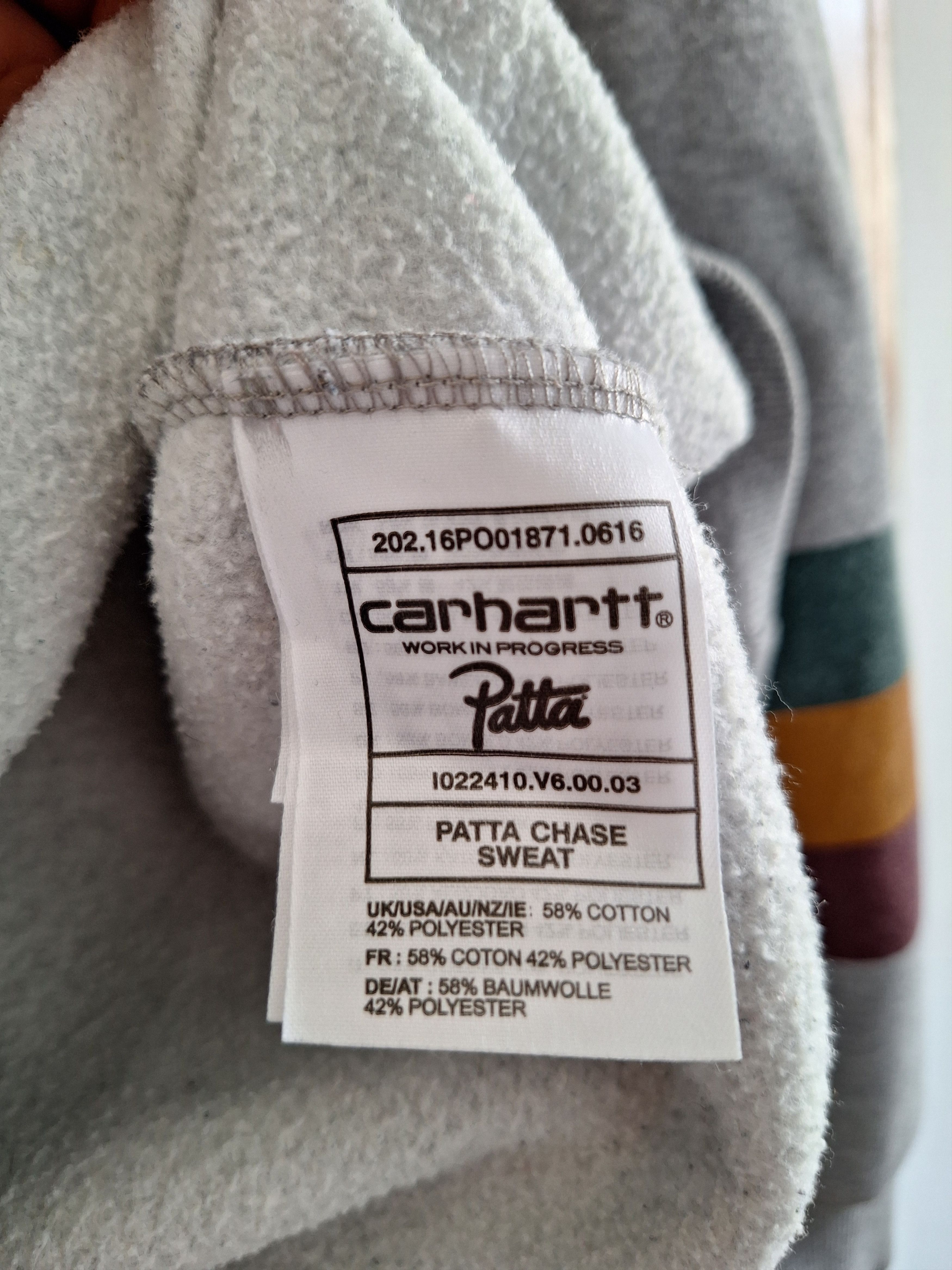 Carhartt Carhartt x Patta /Patta Chase Sweat/ Size US S / EU 44-46 / 1 - 3 Thumbnail