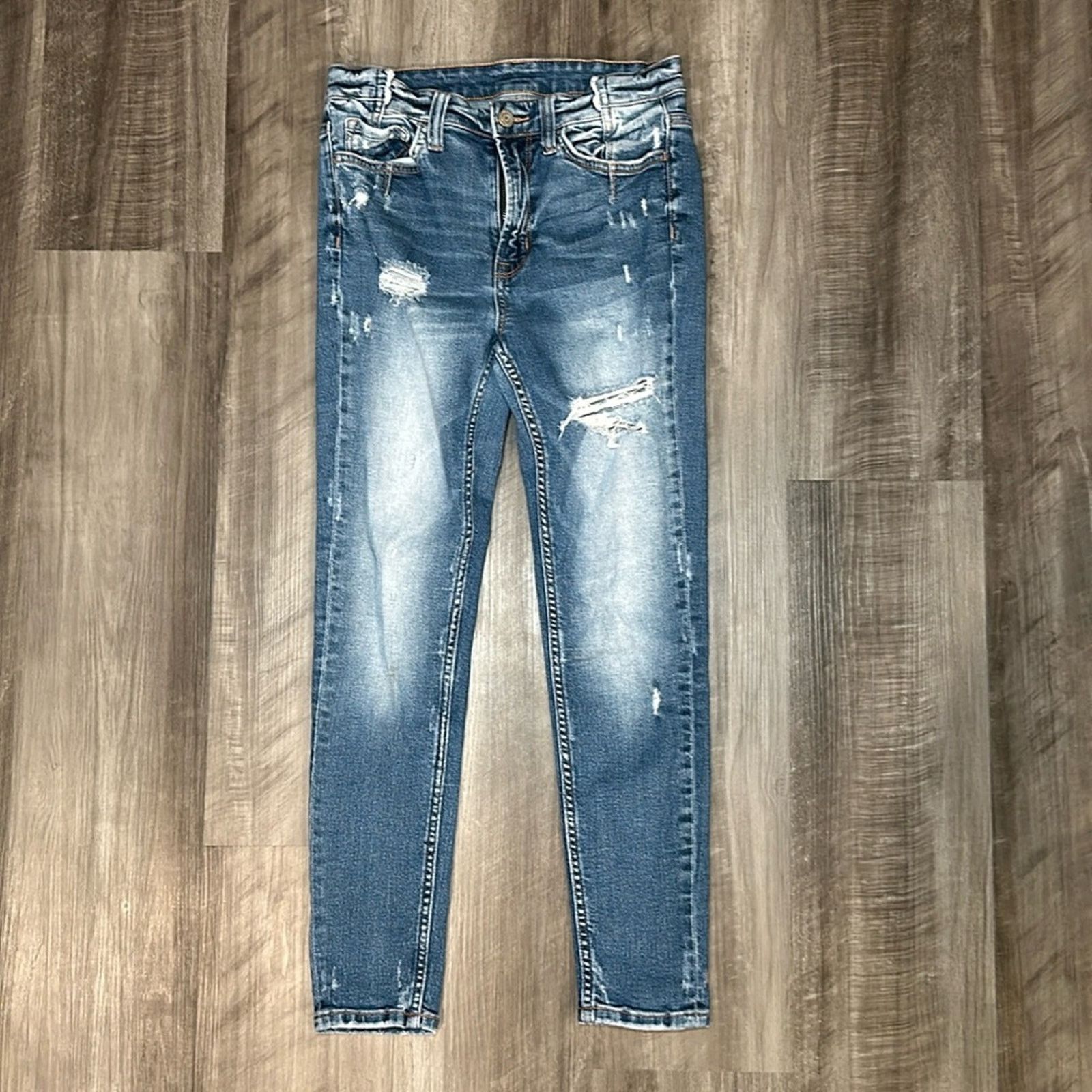 Other Vervet Distressed Skinny Jeans - 27 Size 27" / US 4 / IT 40 - 1 Thumbnail