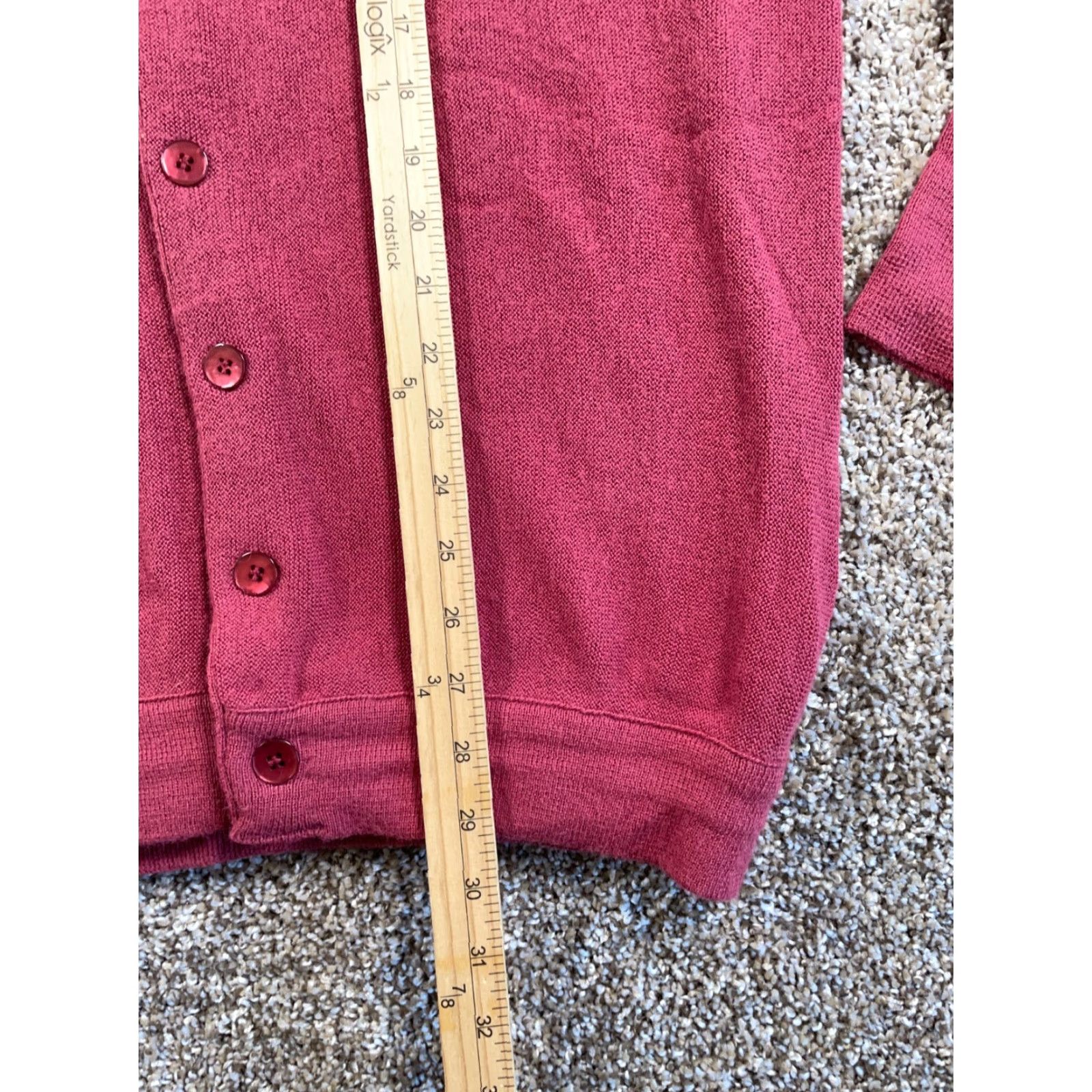 Vintage VINTAGE Aureus 80s Cardigan Men’s XLT Red Lightweight Knit Sweater Retro Hipster Size US XL / EU 56 / 4 - 7 Thumbnail
