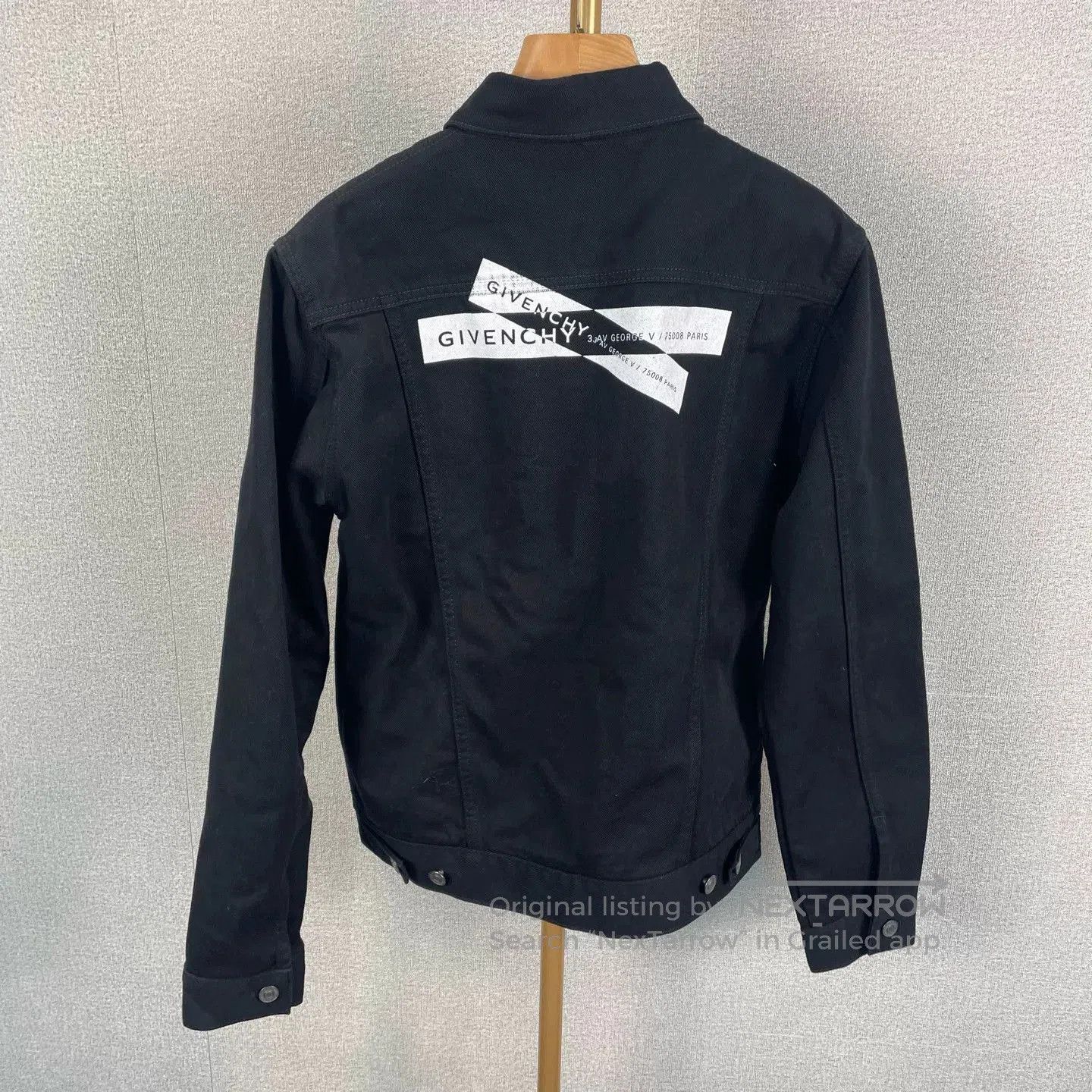 Givenchy Givenchy Letter Print Denim Jacket. Size US M / EU 48-50 / 2 - 2 Thumbnail