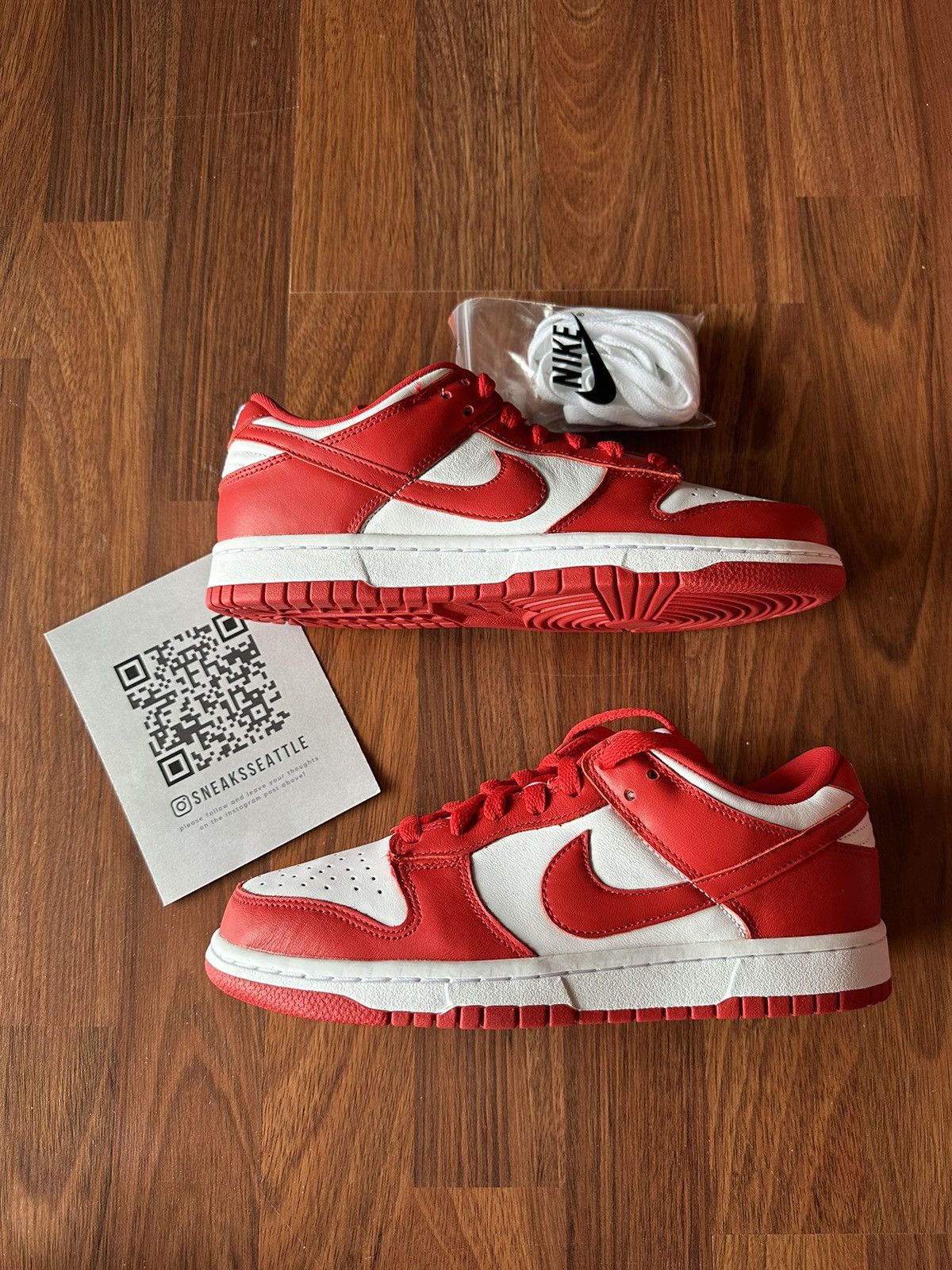 Nike Nike Dunk Low SP St. John's (2023) Size 4.5M/6W CU1727-100 Size US 6 / IT 36 - 1 Thumbnail