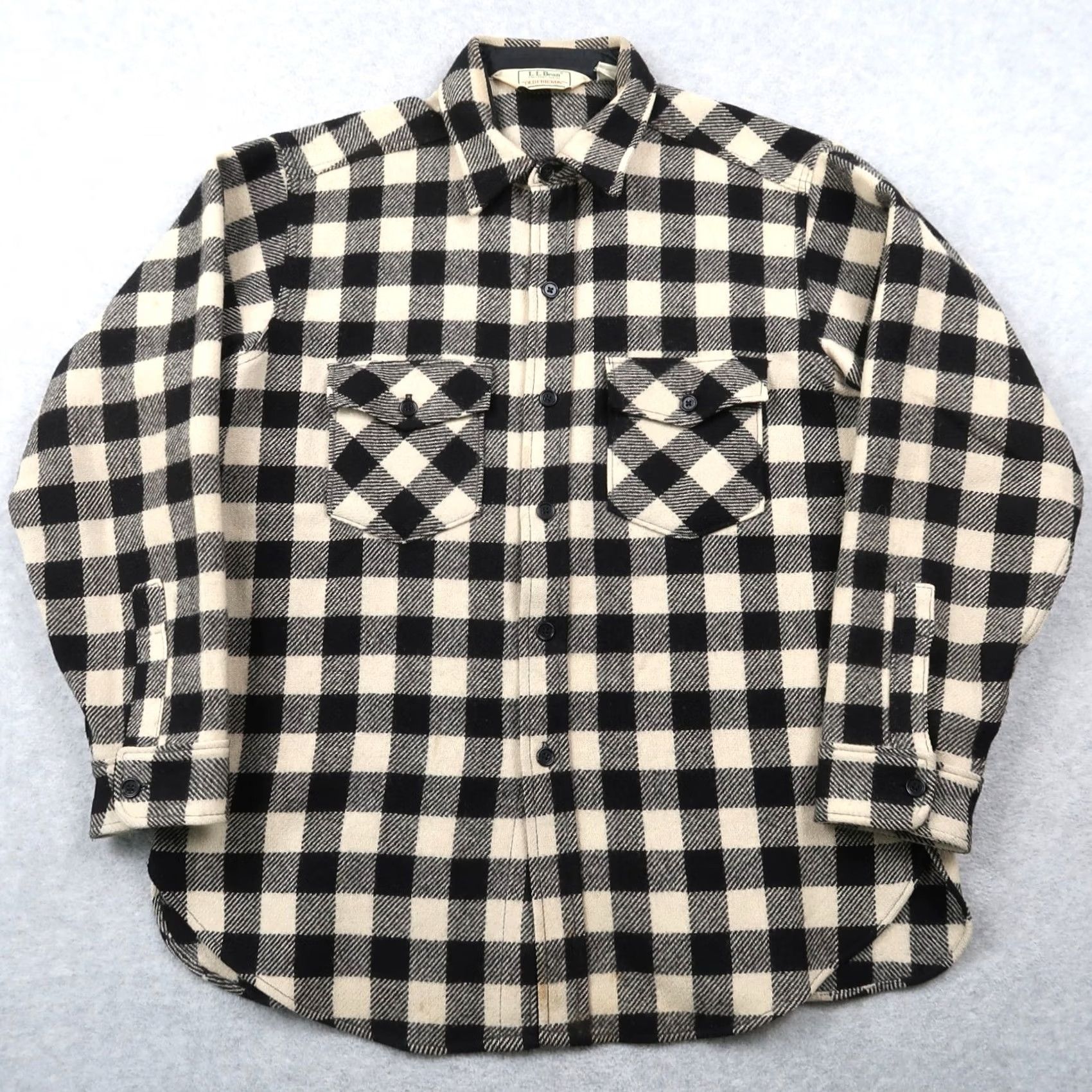 Vintage VINTAGE L.L.Bean Old Friends Buffalo Plaid Flannel Shirt Mens XL Wool USA Made Size US XL / EU 56 / 4 - 2 Thumbnail