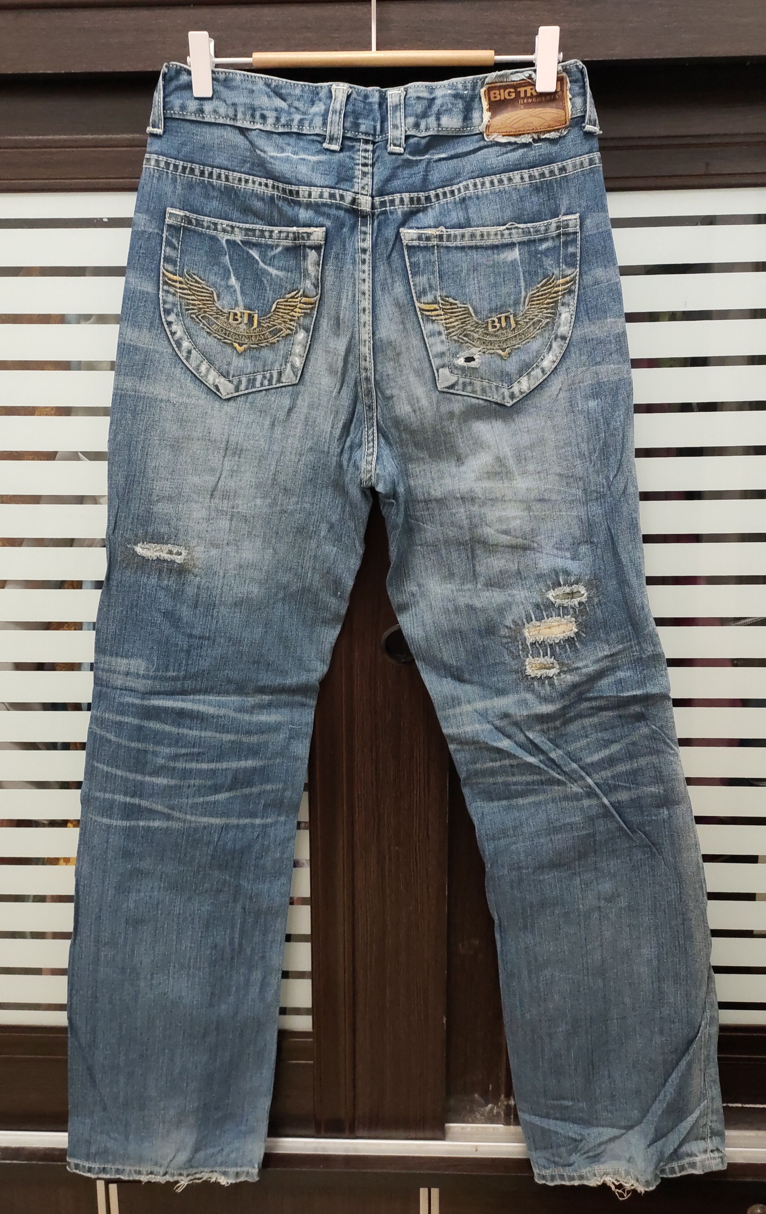 Japanese Brand 💥Japanese Brand Distressed Osaka Big Train 💥 Size US 30 / EU 46 - 9 Thumbnail