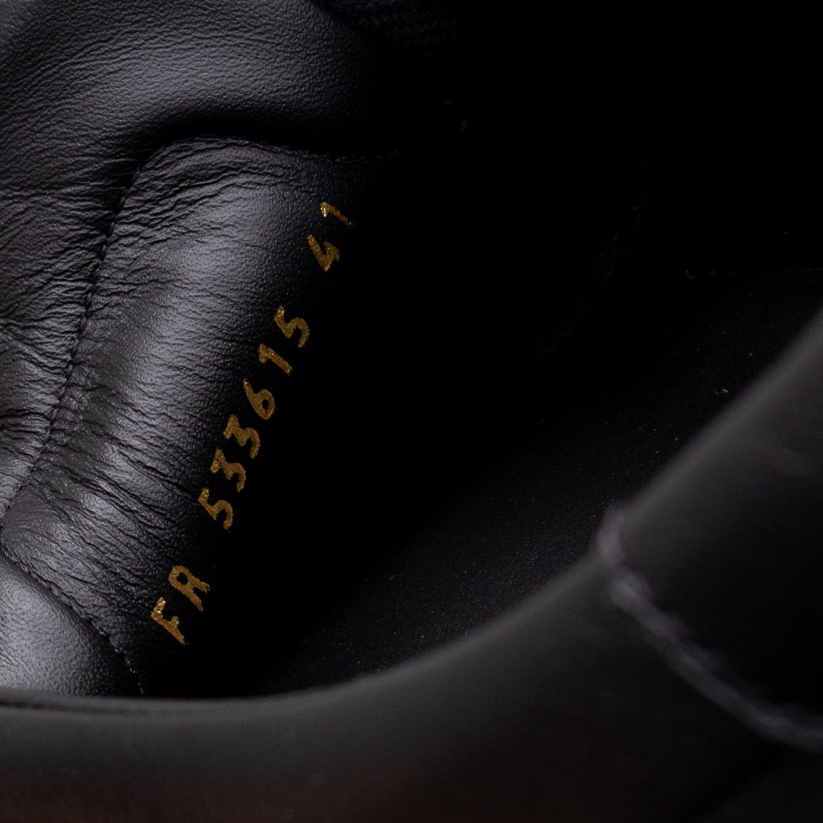Saint Laurent Paris SAINT LAURENT ANDY BLACK LEATHER LOGO SNEAKERS SZ 8 Size US 8 / EU 41 - 15 Thumbnail