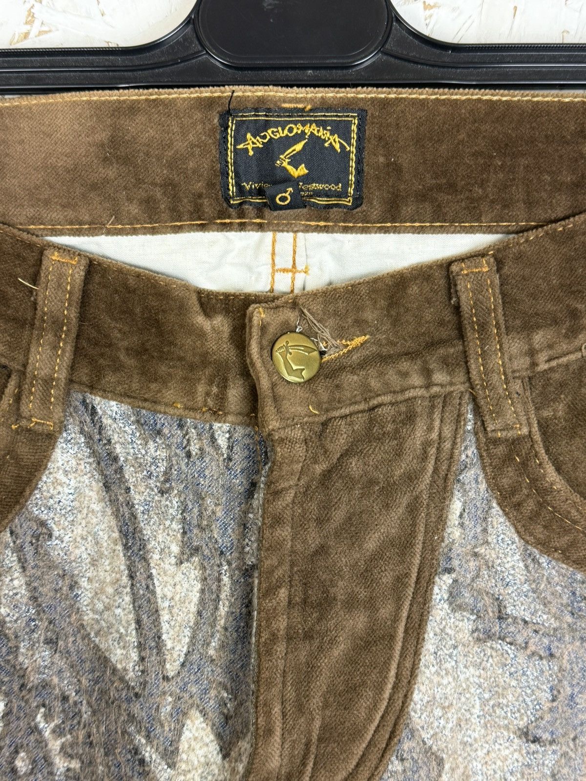 Vivienne Westwood Vivienne Westwood 1992 Anglomania Archive Velvet Jeans 31 Size US 31 - 3 Thumbnail