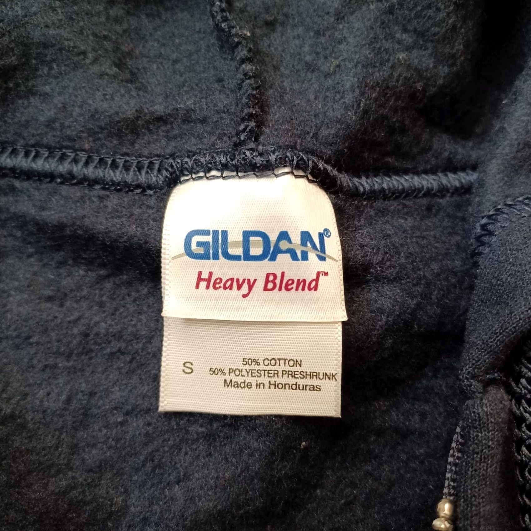 Gildan Wyoming Hoodie Jacket Womens Small Navy Blue Full Zip Embroidery Logo Gildan Size S / US 4 / IT 40 - 2 Thumbnail