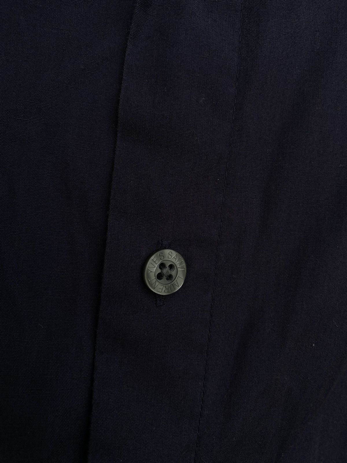 Yves Saint Laurent Summer YSL Shirt Logo Navy Size US XXL / EU 58 / 5 - 4 Thumbnail