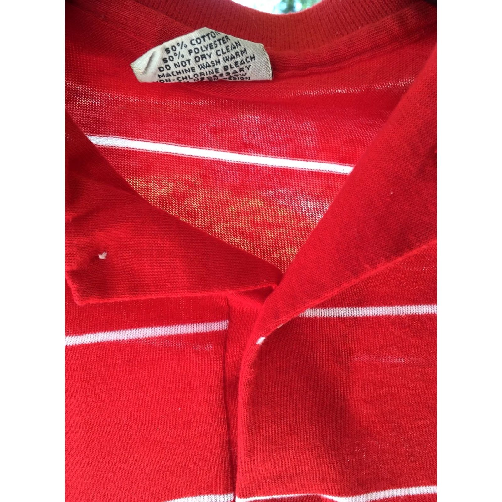 Vintage VINTAGE NOR CAL-HAWAII ‘89 Know-Down Polo Shirt S Jack 80s 1980s Red Stripe Print-Ons Nike Shirt Size US S / EU 44-46 / 1 - 3 Thumbnail
