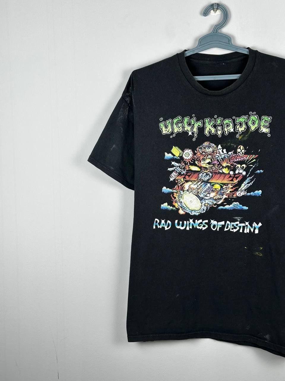 Band Tees Crazy VTG 90s Ugly Kid Joe Distressed Album Promo T Shirt Size US XL / EU 56 / 4 - 2 Thumbnail