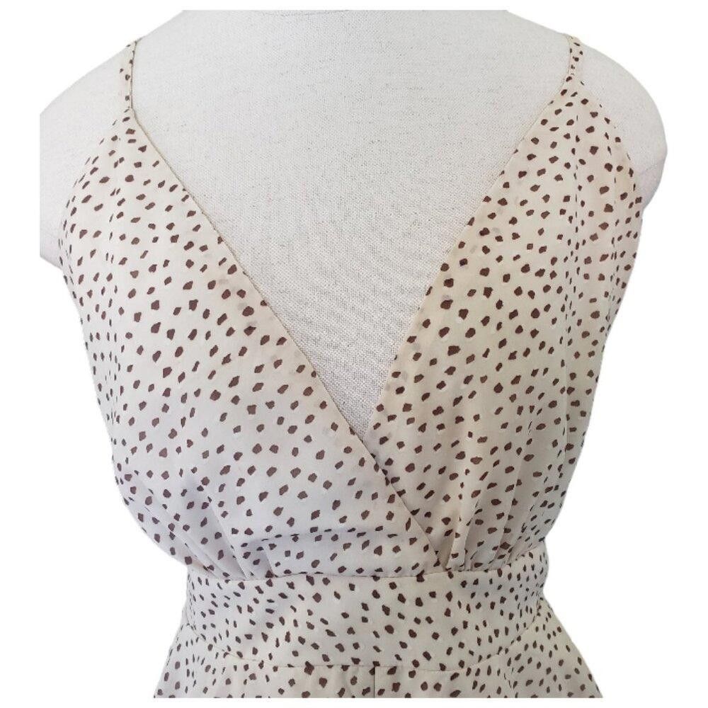 Designer CT292 Princess Polly Polka Dot Playsuit Top 10 Size 32" / US 10 / IT 46 - 2 Thumbnail