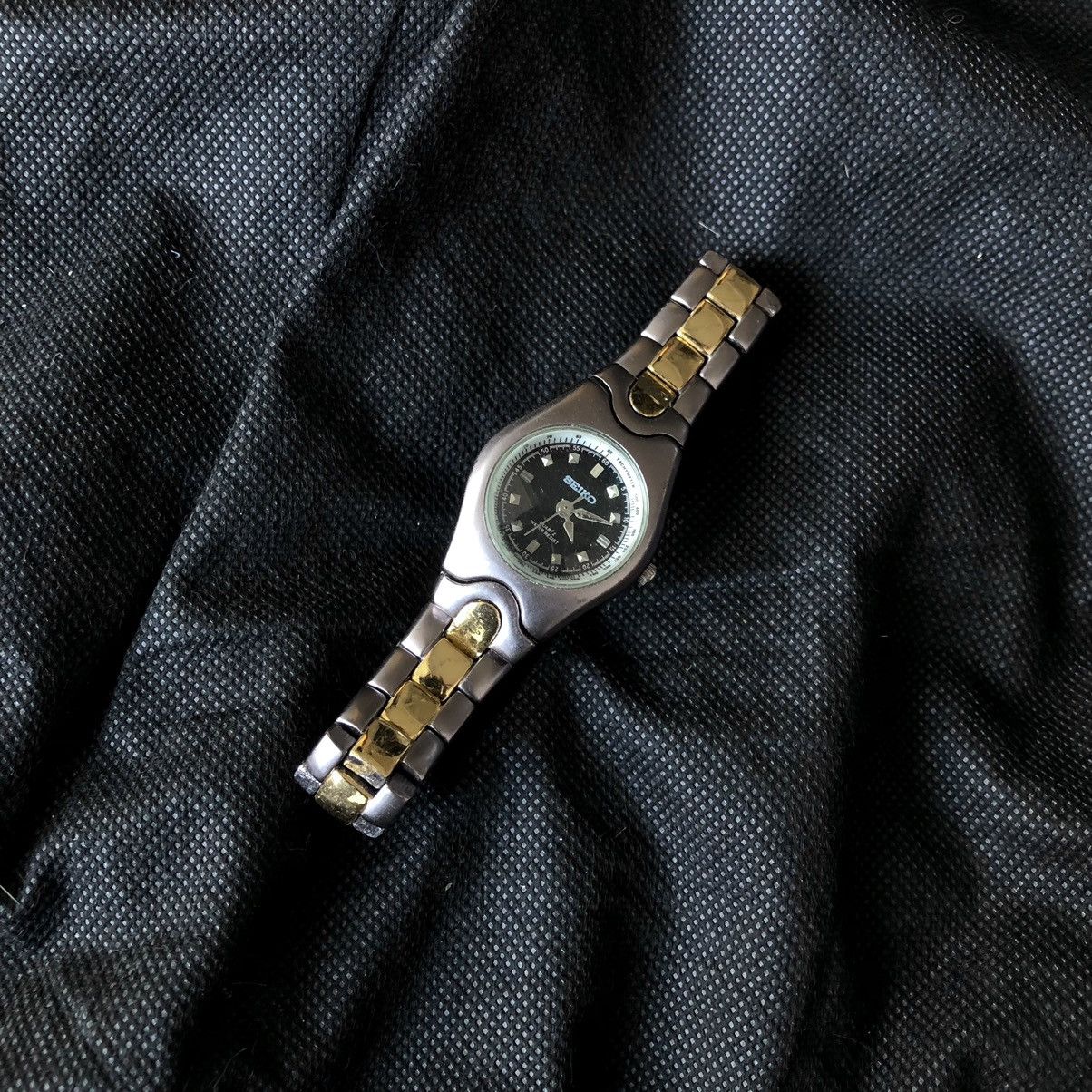 Jewelry Vintage Watch 2000s Seiko Alien Black Dial Size ONE SIZE - 3 Thumbnail