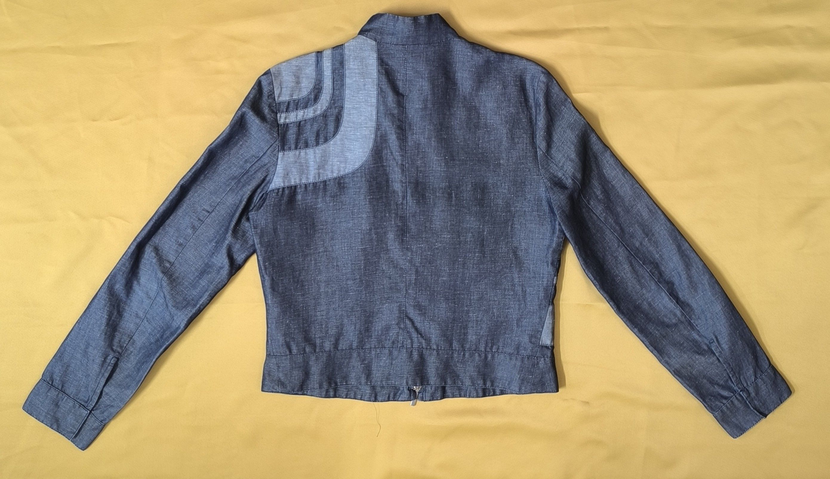 Kenzo Vintage Kenzo Women's Blue Zip-Up Denim Jacket Size 40 Size M / US 6-8 / IT 42-44 - 5 Thumbnail