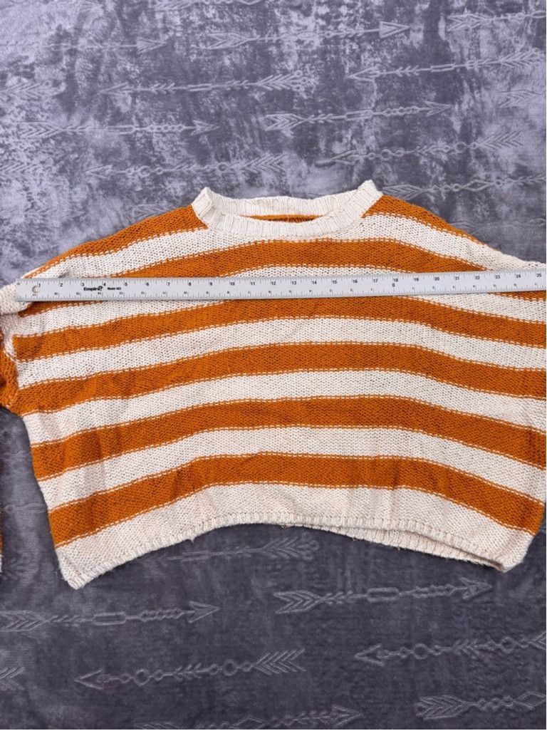 Billabong Women's Billabong Striped Sweater Size S Orange Beige Size XS / US 0-2 / IT 36-38 - 2 Thumbnail