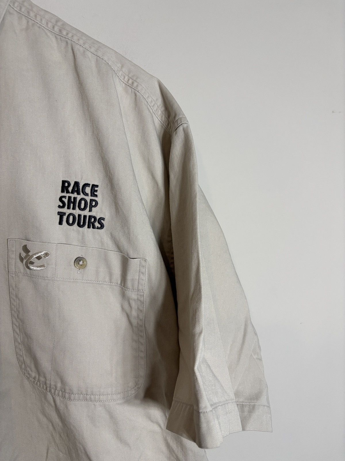 Chase Authentics Vtg Chase Authentics NASCAR Shop Tours Mechanic Button Up XL Size US XL / EU 56 / 4 - 2 Thumbnail