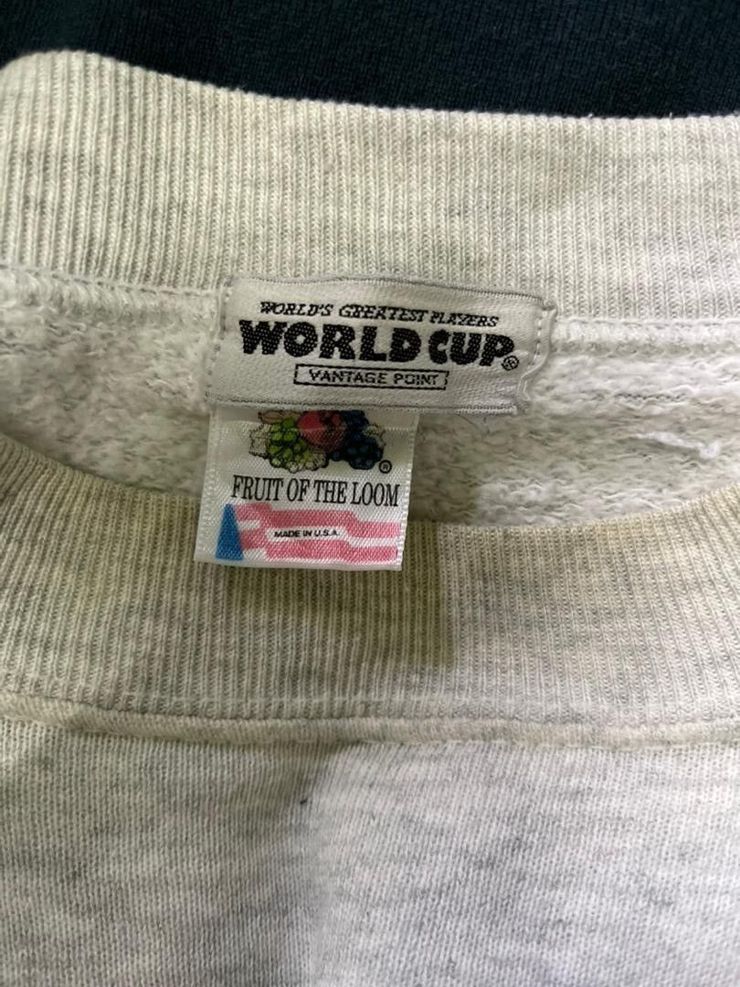 Fruit Of The Loom Vintage 90s World Cup Sweatshirt Fruit of the Loom USA Made Size US M / EU 48-50 / 2 - 3 Thumbnail