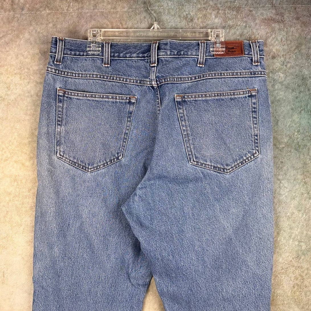 L.L. Bean × Vintage Vintage LL Bean Denim Jeans 38x30 Blue Classic Fit Size US 38 / EU 54 - 4 Thumbnail
