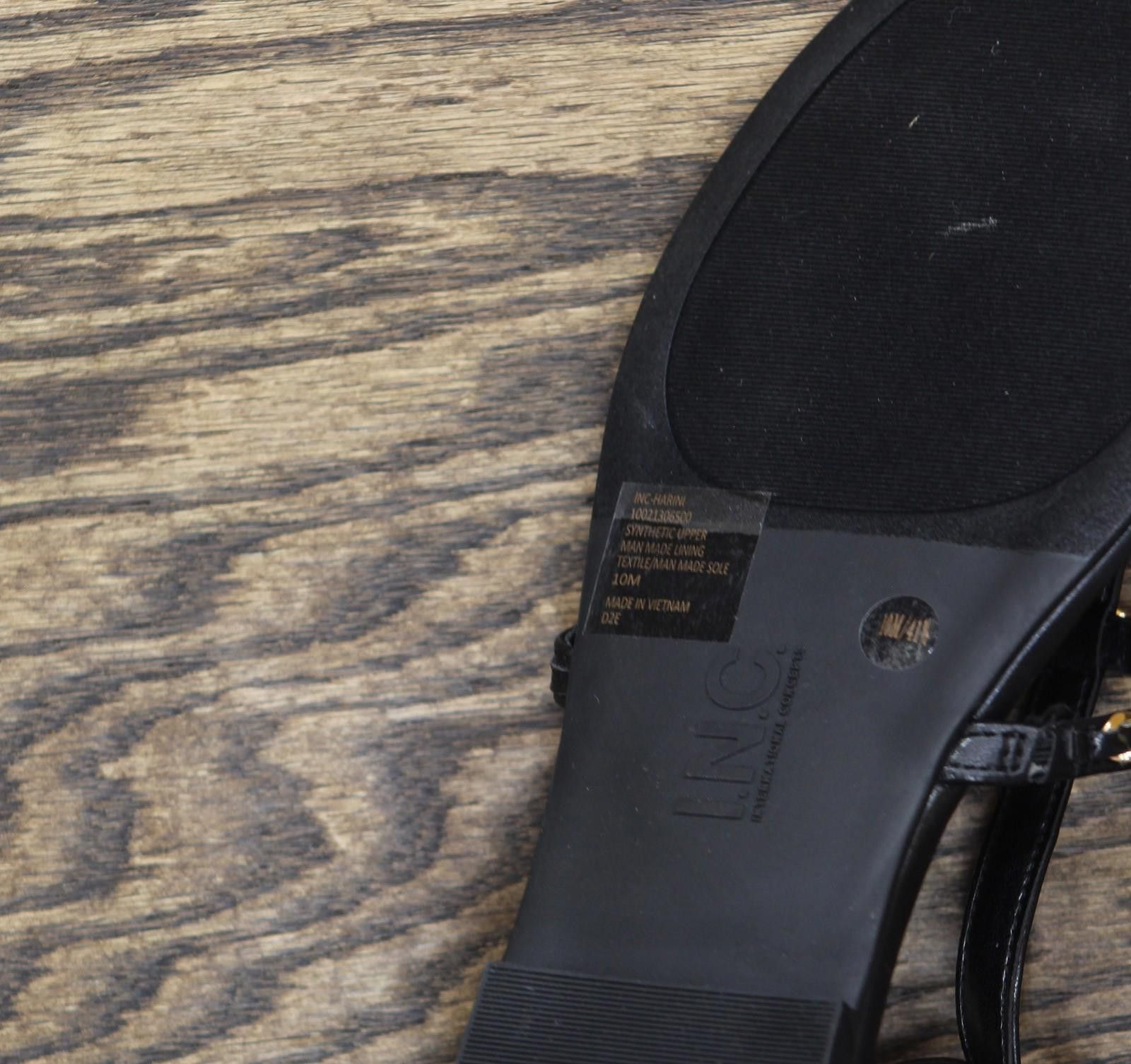 Other Inc International Concepts Sandals 10021306500 Black 10m Size US 10 / IT 40 - 8 Thumbnail