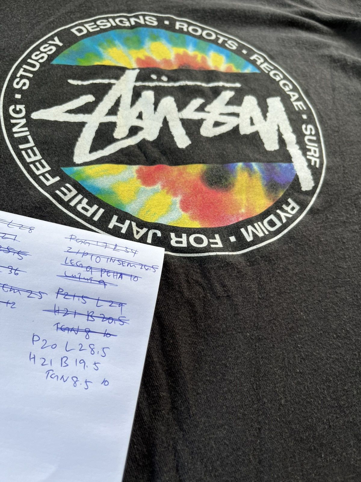 Stussy × Vintage 🔥Vintage Stussy Roots Reggae Big Logo Tee Y2K Size US M / EU 48-50 / 2 - 7 Thumbnail
