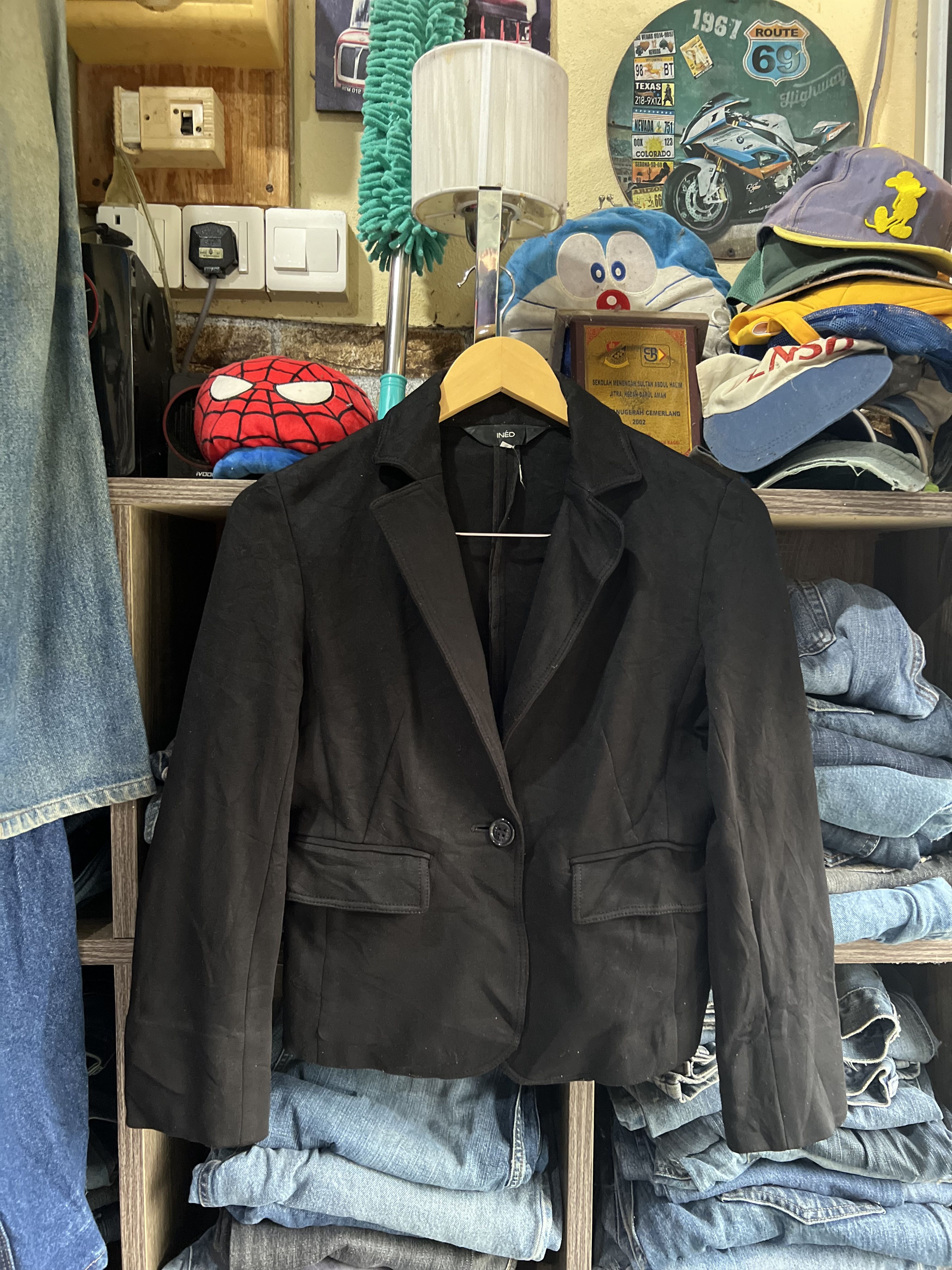 Yohji Yamamoto 🔥Inéd by Yohji Yamamoto Stretchable Blazer Size XS / US 0-2 / IT 36-38 - 15 Thumbnail