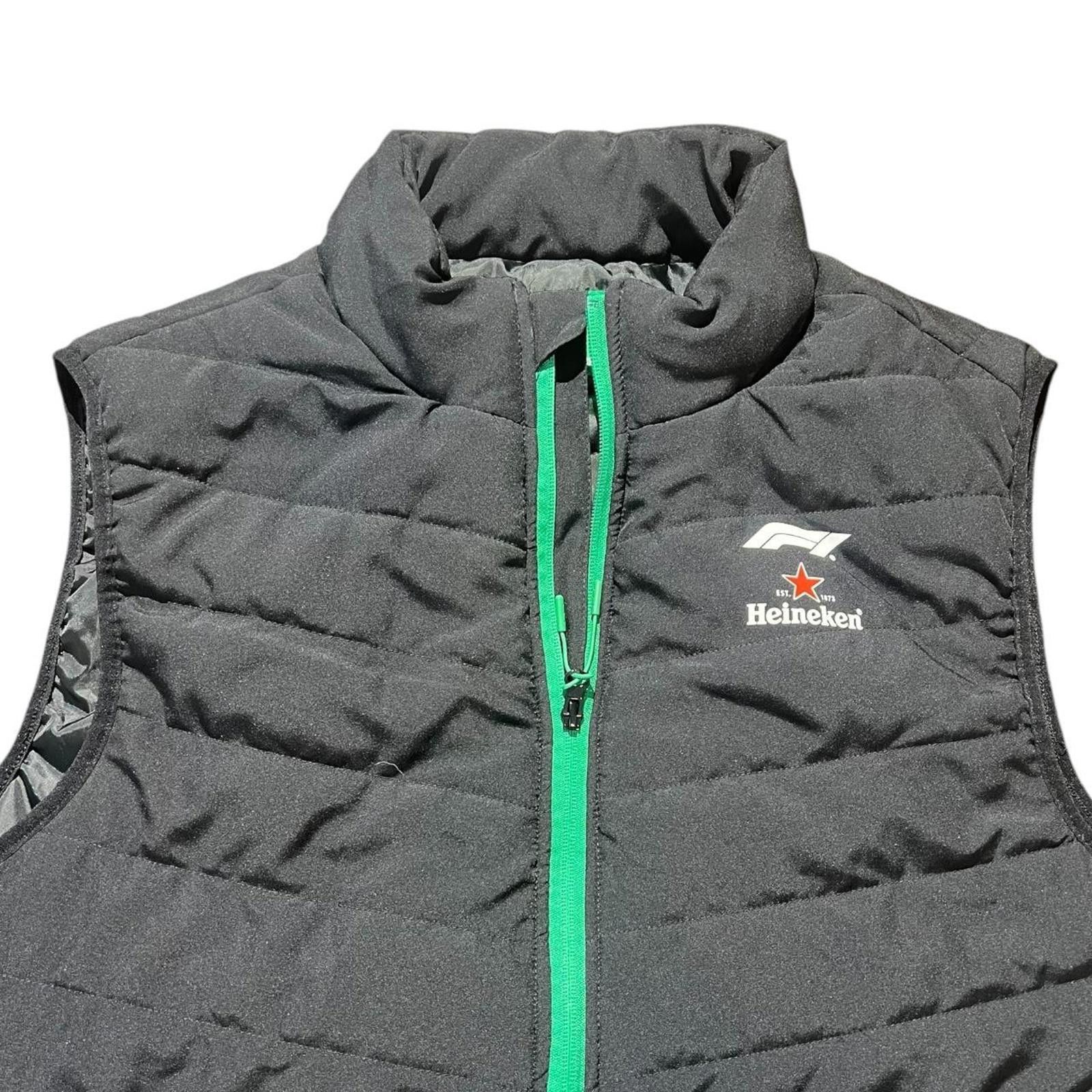 Other Heineken Beer Formula 1 F1 Licensed Product Puffer Vest Size US XL / EU 56 / 4 - 3 Thumbnail