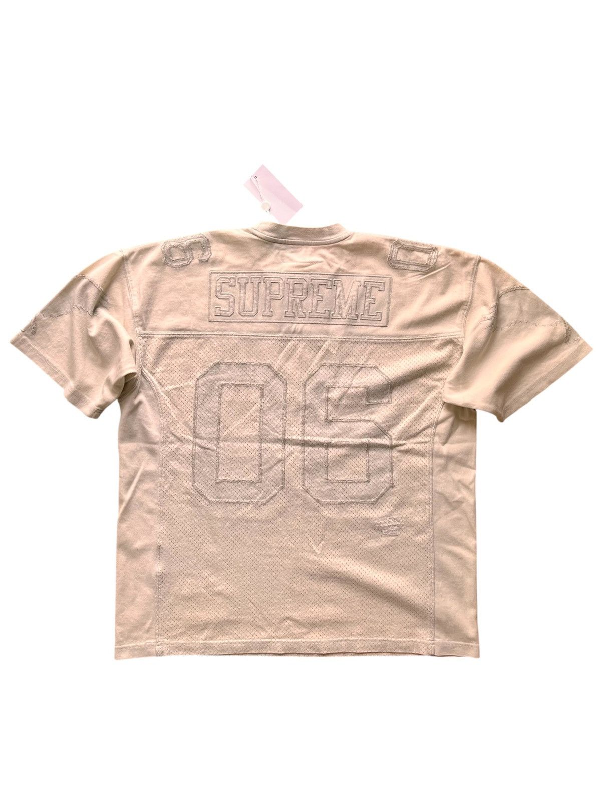 Maison Margiela × Supreme M Supreme MM6 Maison Margiela Cotton Football Jersey White Size US M / EU 48-50 / 2 - 2 Thumbnail