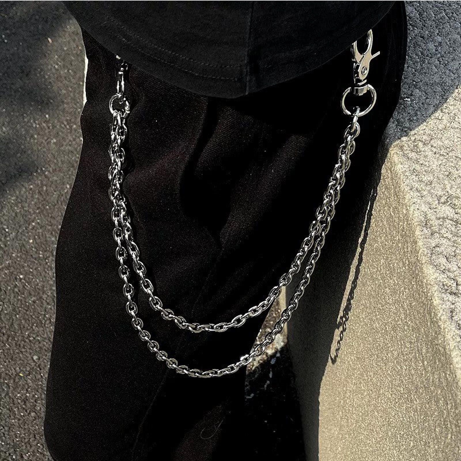 Jewelry Double-Layer Metal Chain – Cleanfit Street Waist Accessory Size ONE SIZE - 4 Thumbnail