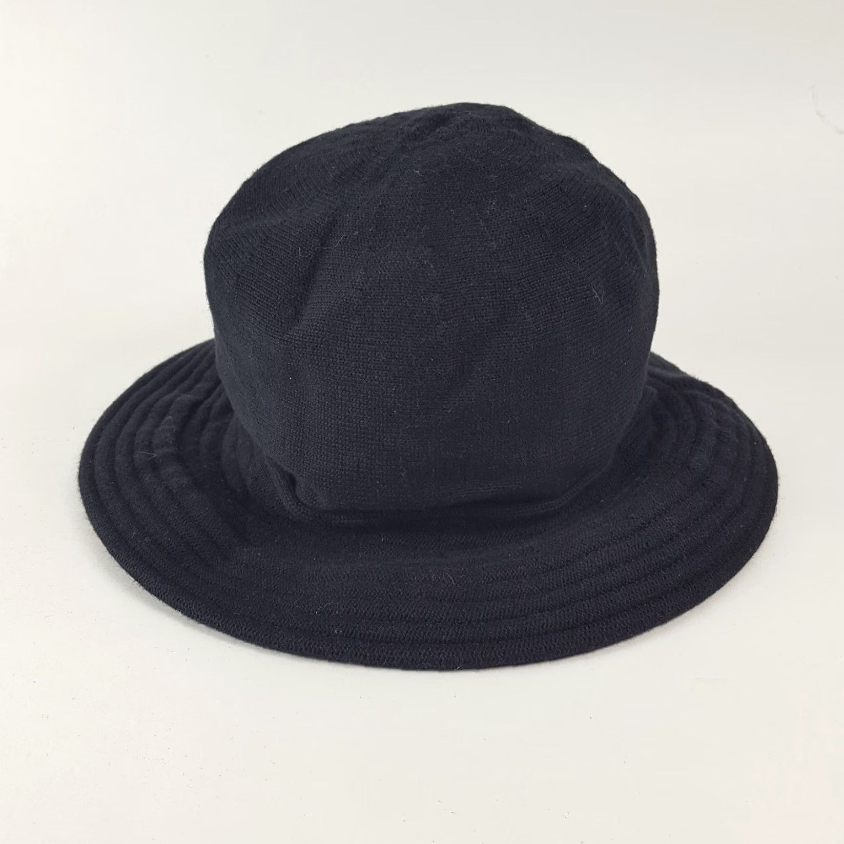 Vintage VINTAGE Cotton Country Sunhat Bucket One Size - Black - Breathable Knit Cotton - Outdoor Hiking - Unisex Adults - 90s - Golf Hat - Vintage Size ONE SIZE - 5 Thumbnail