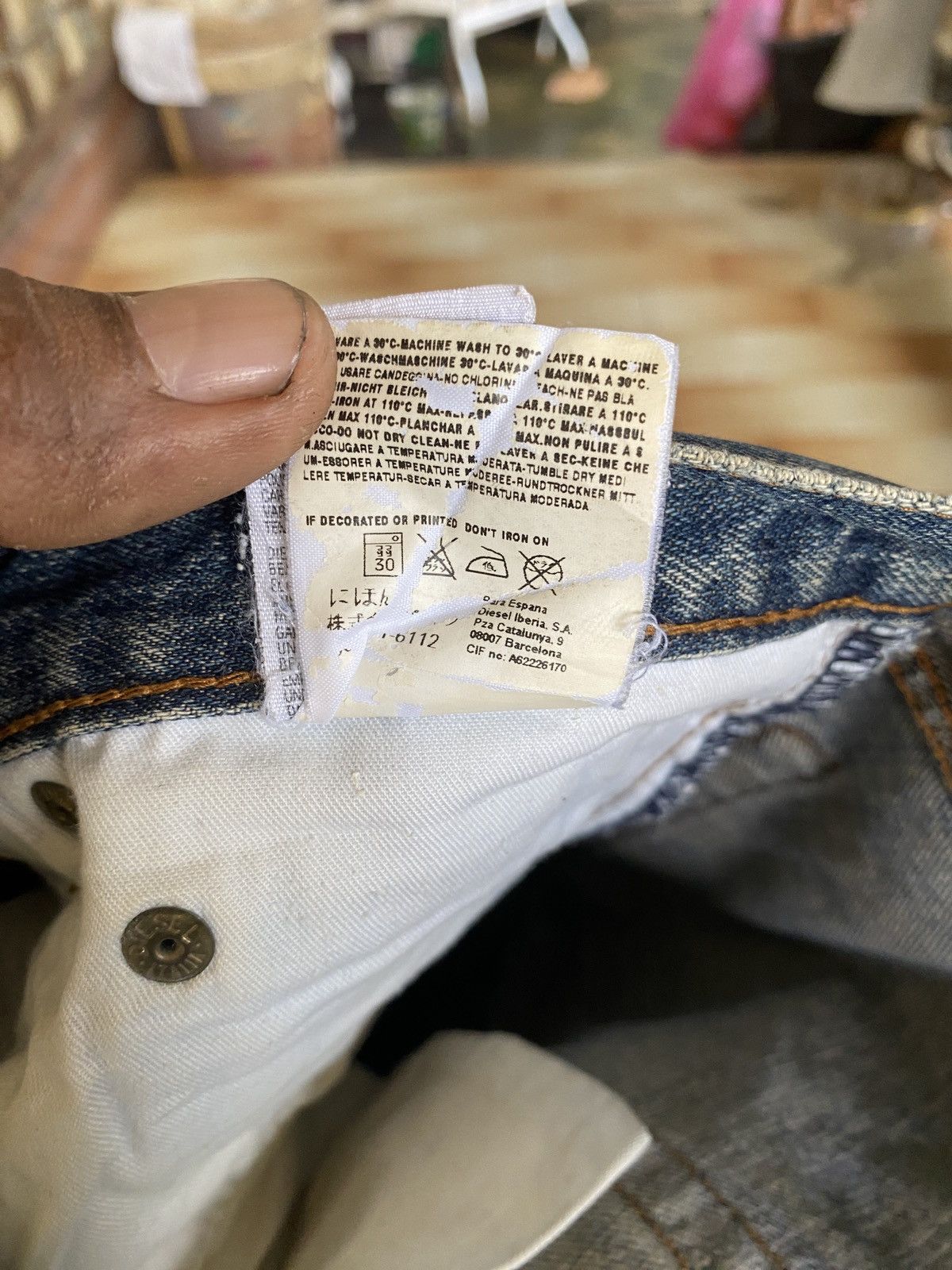 Diesel × If Six Was Nine Vintage diesel industry straight cut denim Size US 32 / EU 48 - 18 Thumbnail