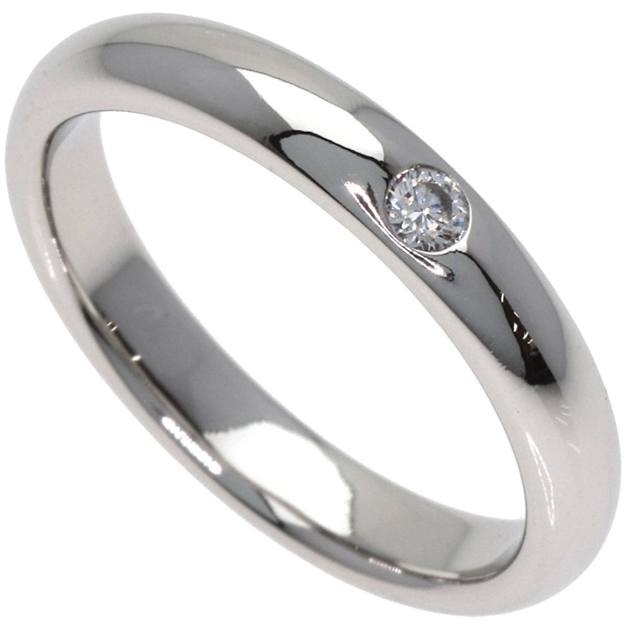 Harry Winston Harry Winston Round Cut 1P Diamond Ring, Platinum PT950, Women's. Size ONE SIZE - 1 Thumbnail
