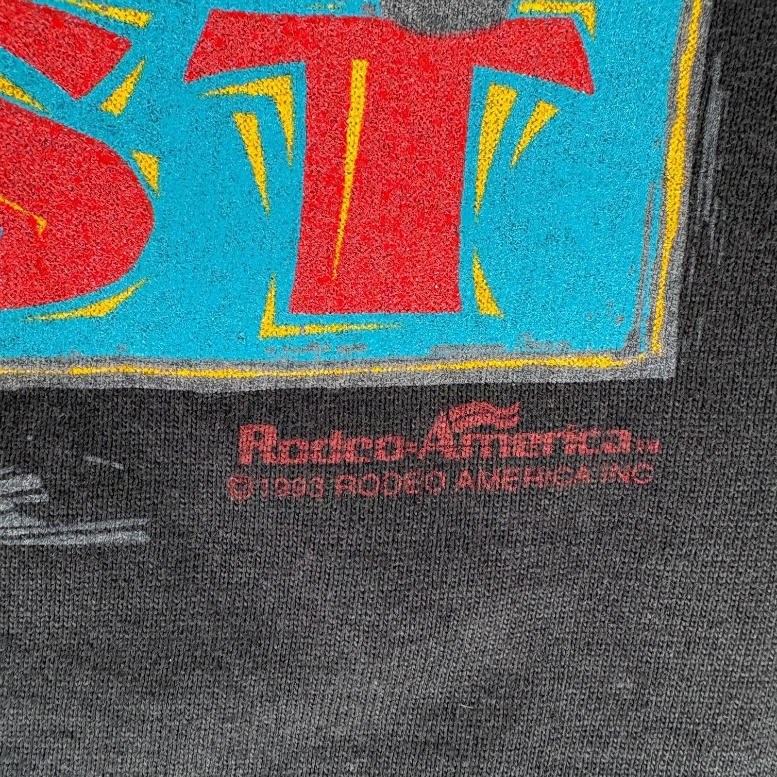 Anvil 1993 Rodeo America Shirt Men XL Long Sleeve Made In USA NWT Size US XL / EU 56 / 4 - 5 Thumbnail