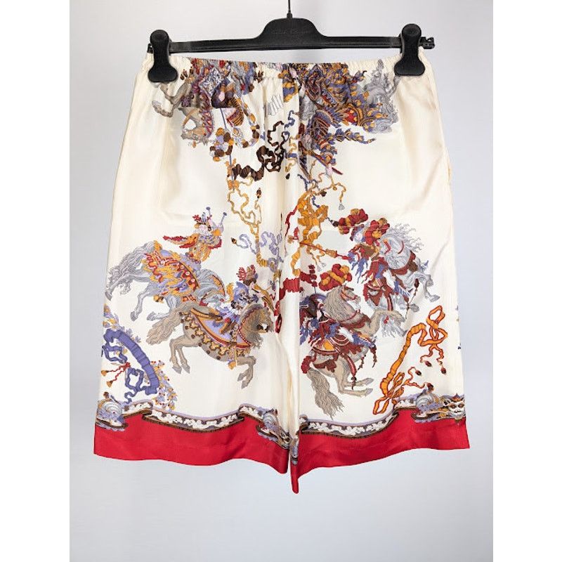 Gucci o1rshd1 Roi Soleil Short On TW Prt in Ivory/Red/Mc Size US 32 / EU 48 - 9 Thumbnail