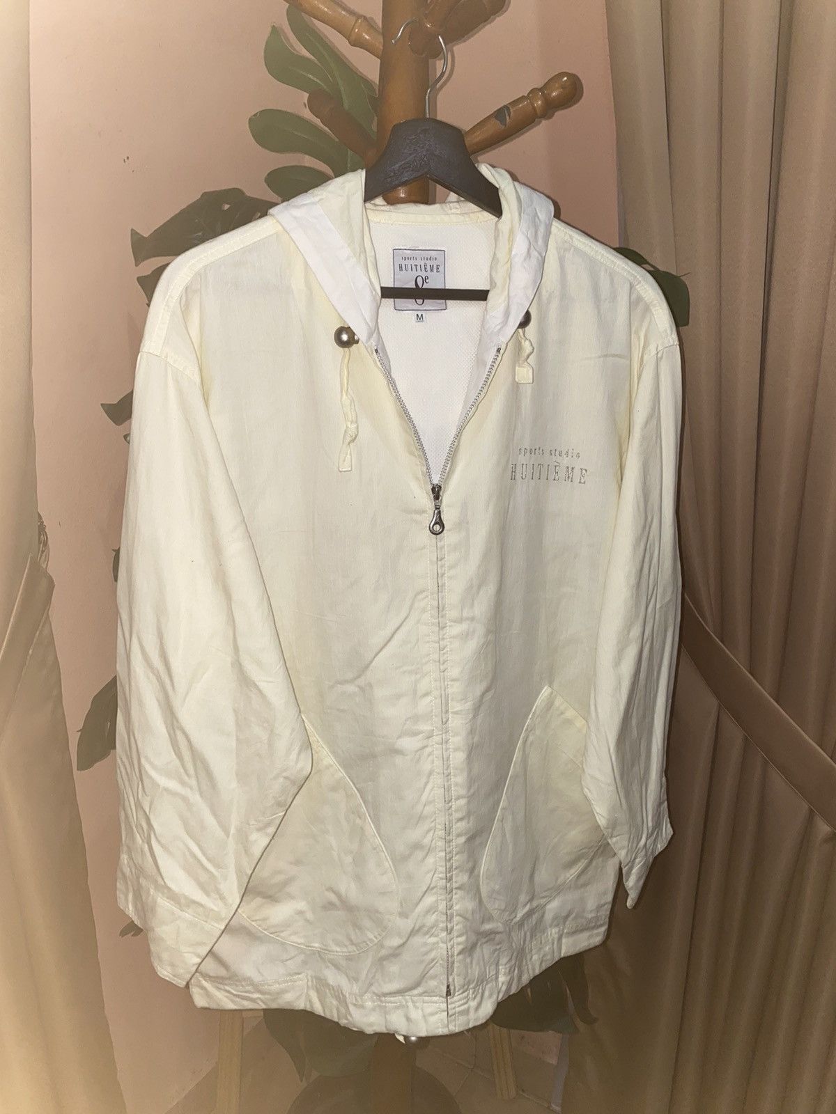 Japanese Brand VINTAGE HUITIME LINEN ZIPPER HOODIE Size US M / EU 48-50 / 2 - 2 Thumbnail