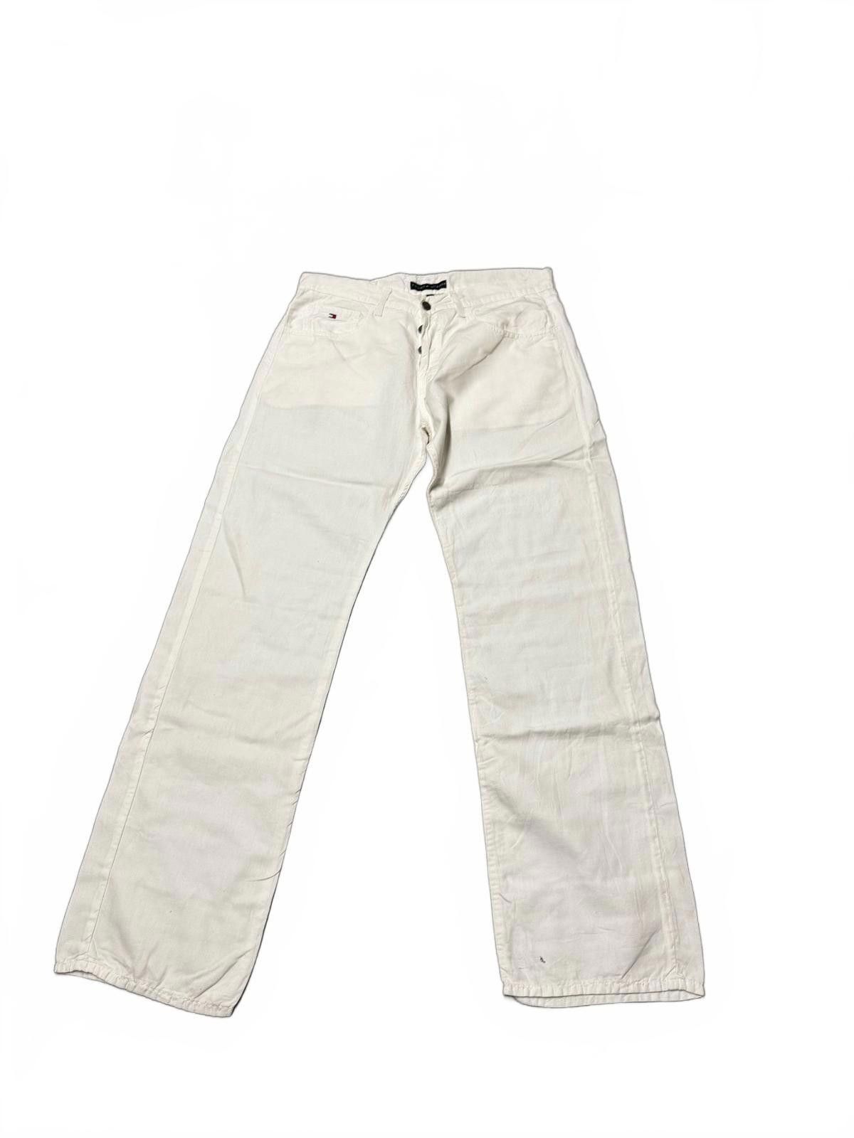 Tommy Hilfiger Tommy Hilfiger White Trousers Size US 33 - 3 Thumbnail