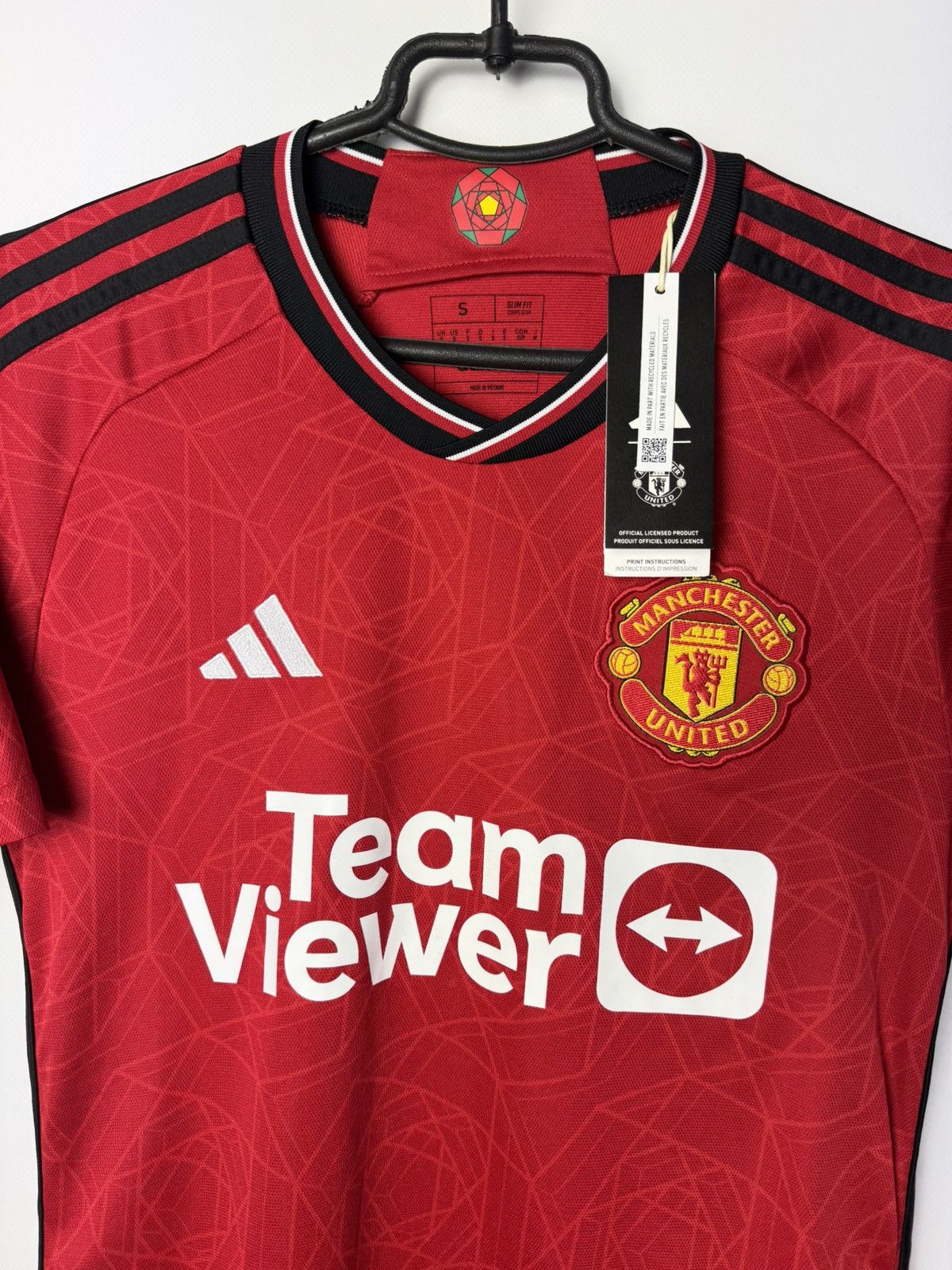 Adidas Manchester United 2023 2024 Home Shirt Soccer Jersey Adidas Size US S / EU 44-46 / 1 - 3 Thumbnail
