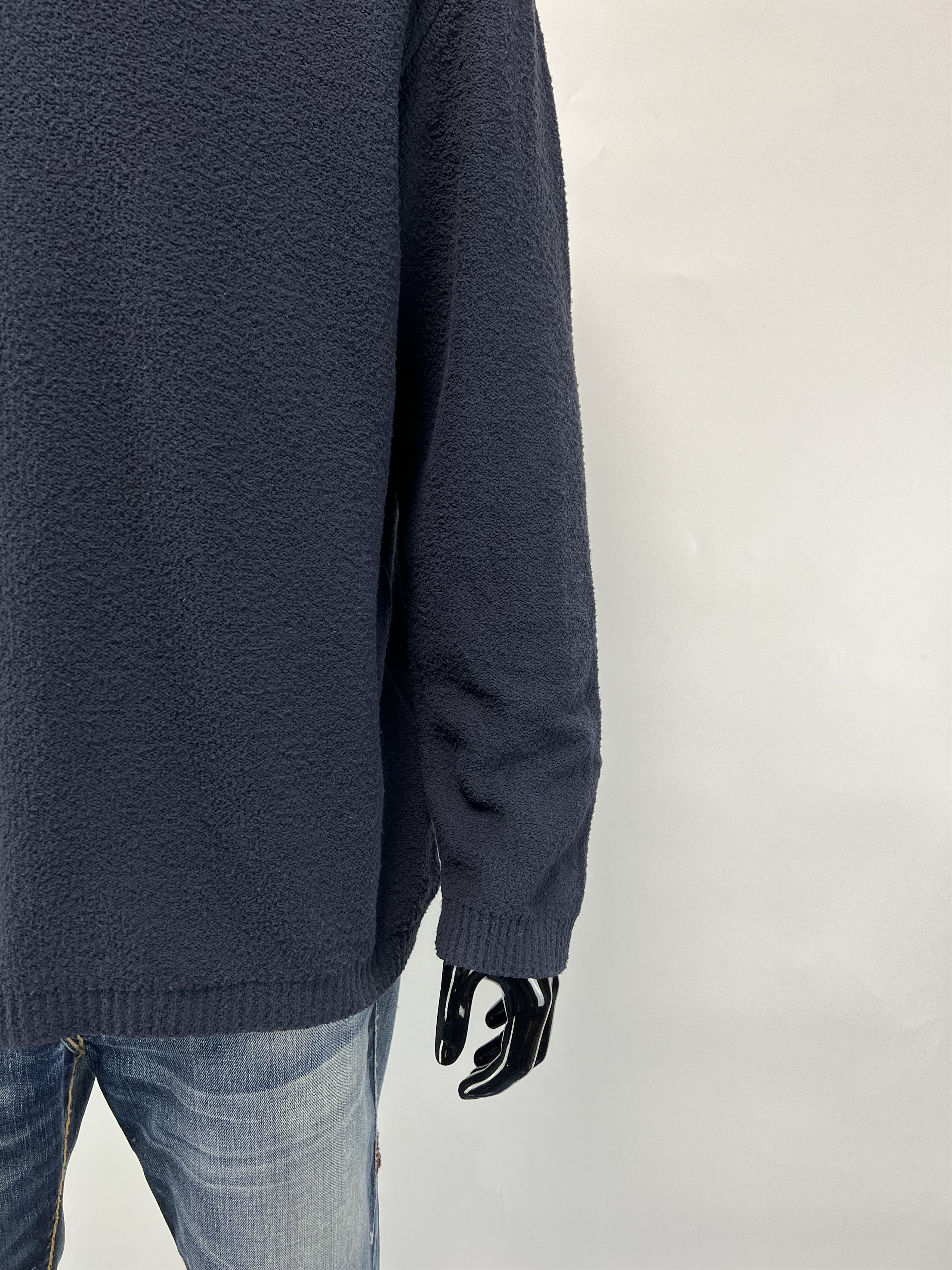 Ermenegildo Zegna Ermenegildo Zegna Men's Navy V-Neck Sweater Size XXL Size US XXL / EU 58 / 5 - 7 Thumbnail