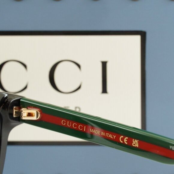Gucci 🕶️ New Gucci GG0417SK 001 Sunglasses - Black Frame, Grey Size ONE SIZE - 6 Thumbnail