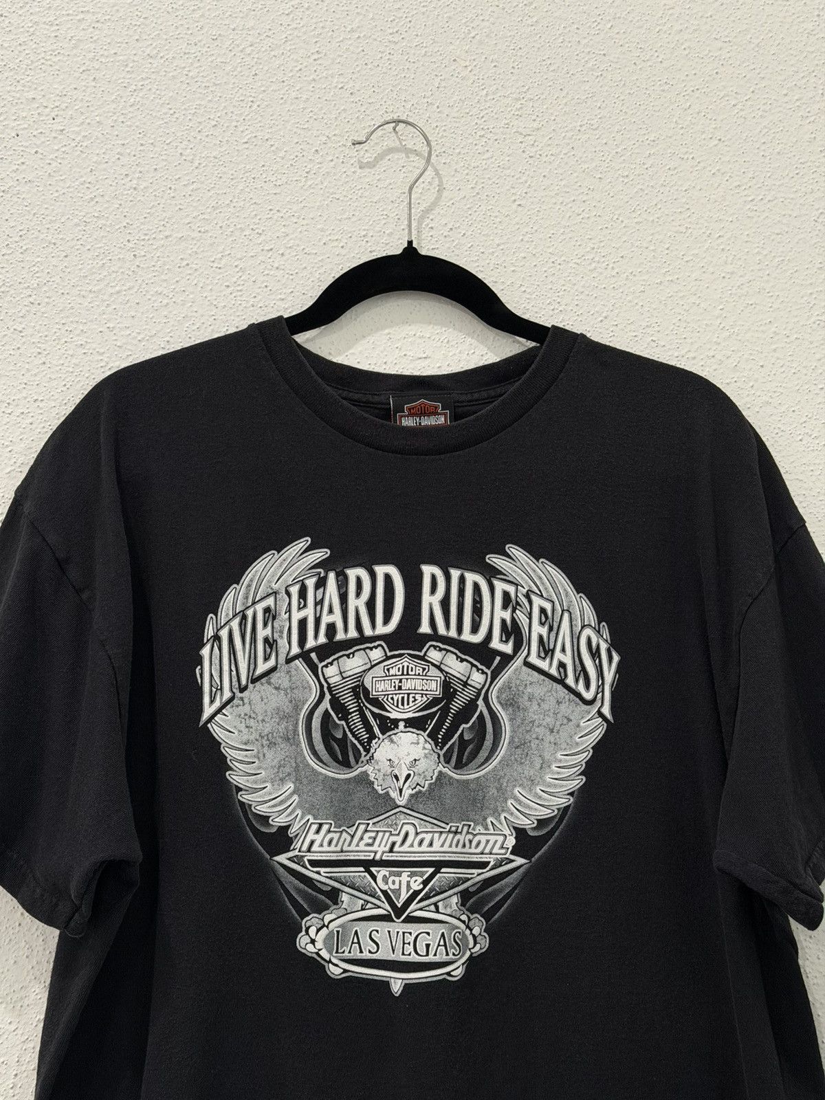Harley Davidson Vintage Harley Davidson Cafe Las Vegas Graphic Tshirt Sz XL Size US XL / EU 56 / 4 - 2 Thumbnail