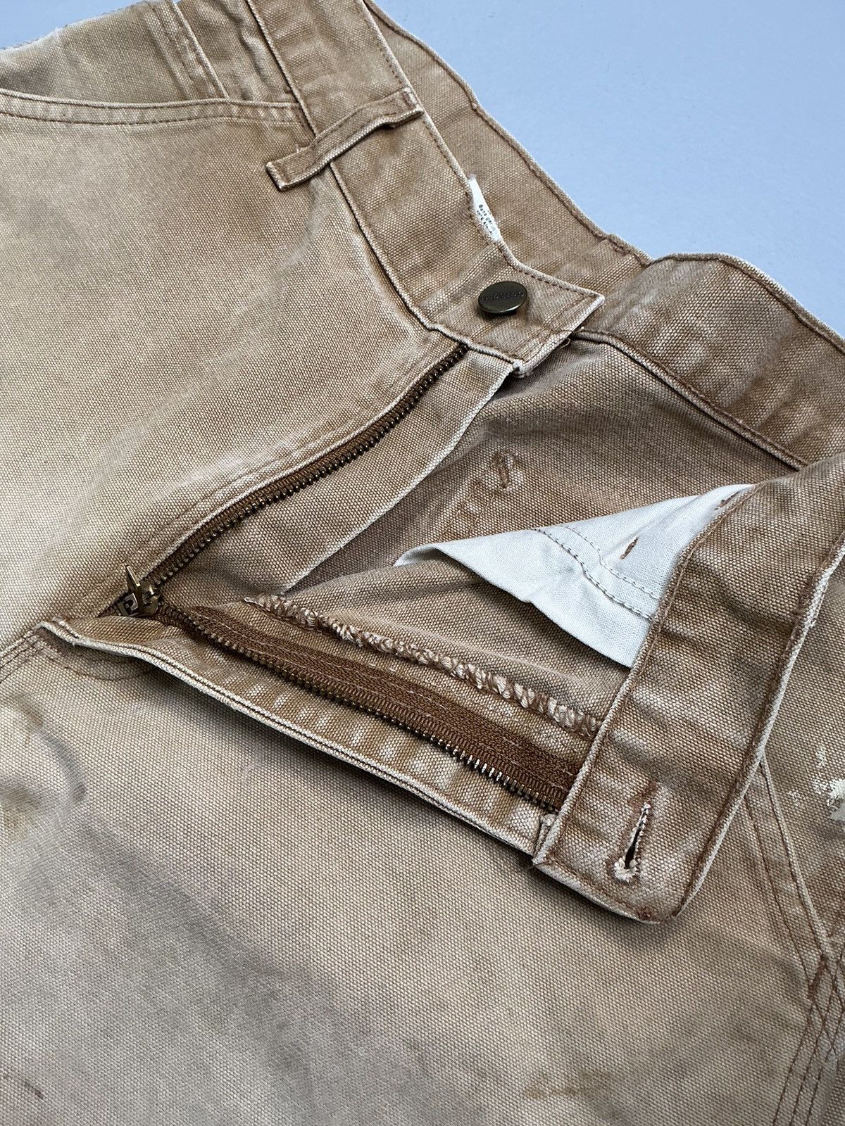 Carhartt Vintage Carhartt B11 BRN carpenter workwear denim Size US 32 / EU 48 - 7 Thumbnail