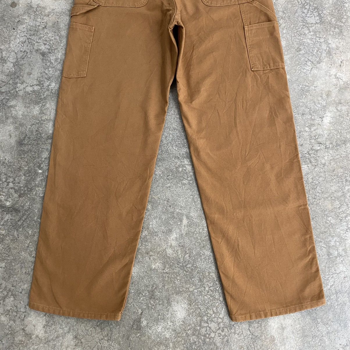 Carhartt Vintage Carhartt Blanket Lined Tan Carpenter Work Pants Size US 36 / EU 52 - 14 Thumbnail