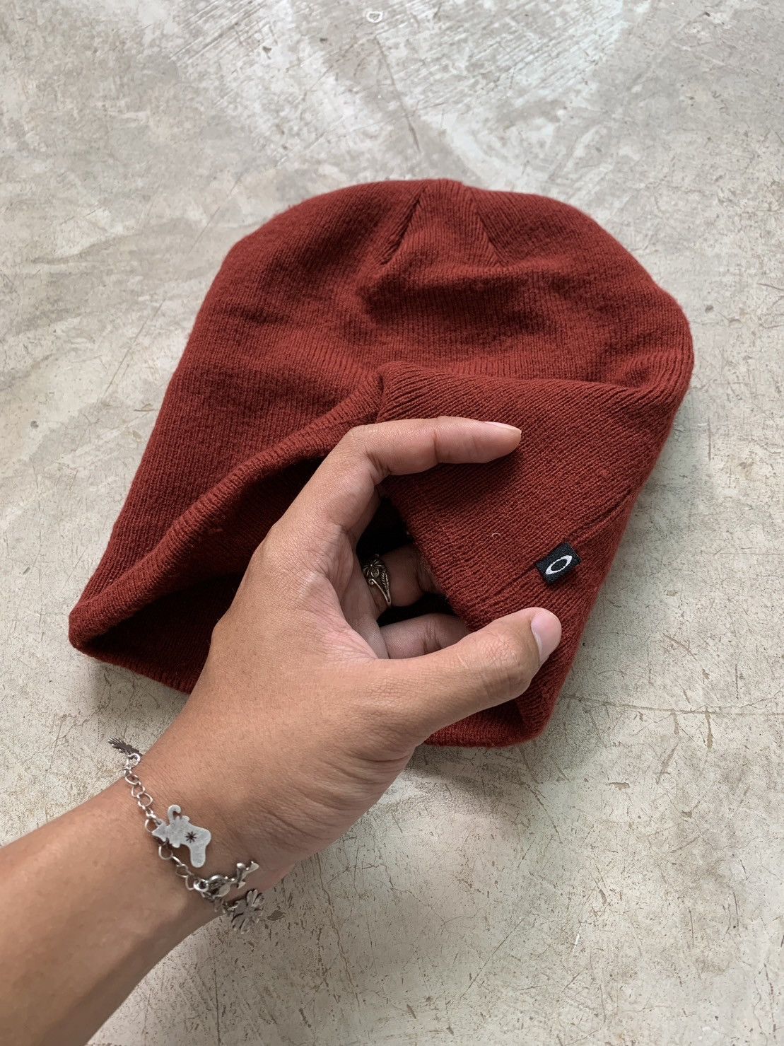 Oakley 🍣 Vintage Y2k Salmon Oakley Beanie Size ONE SIZE - 8 Thumbnail