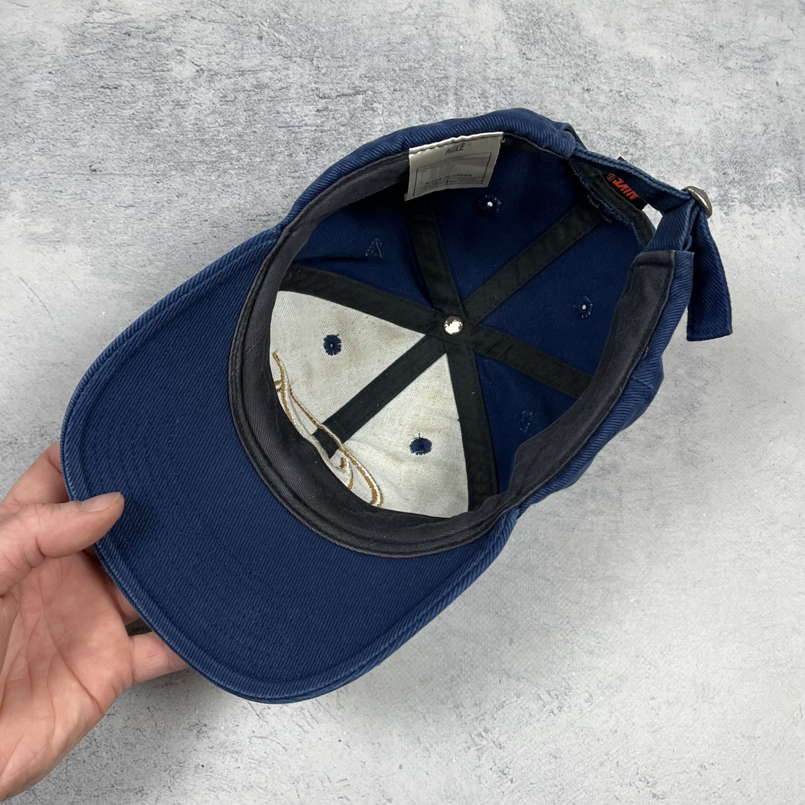 Nike Vintage Nike Rare Big Swoosh Baseball Cap 90’s Size ONE SIZE - 6 Thumbnail