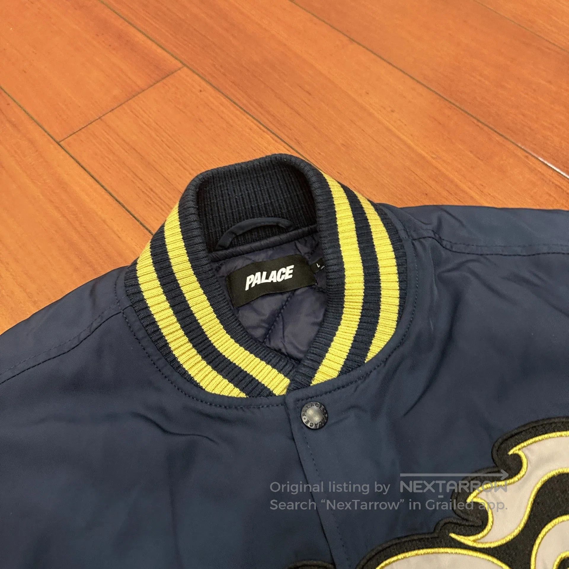 Palace Palace FW25 MUAY Varsity Baseball Jacket. Size US L / EU 52-54 / 3 - 5 Thumbnail